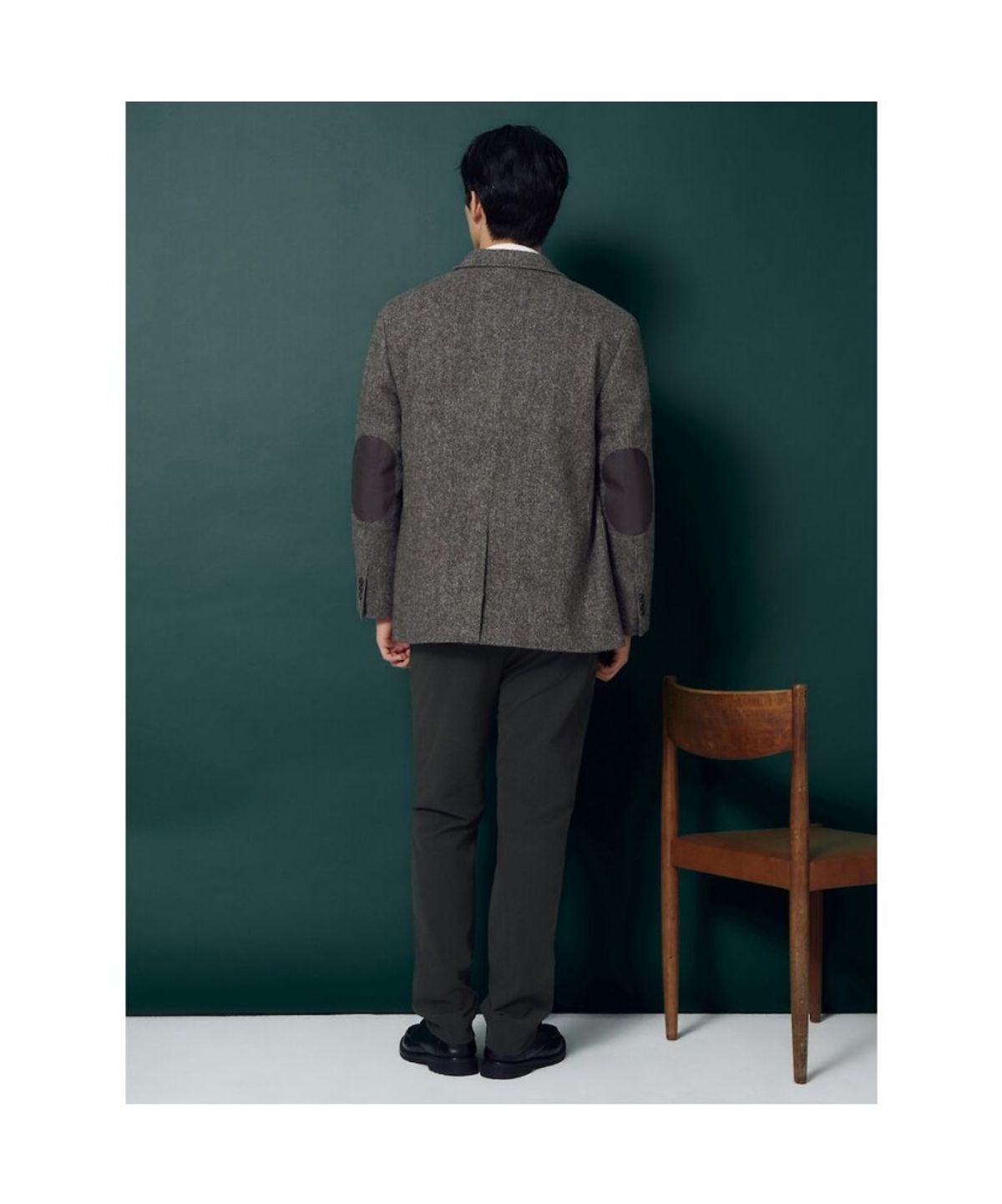 빈폴 멘(BEANPOLE MEN) 로바트 트위드 헤링본 재킷  브라운