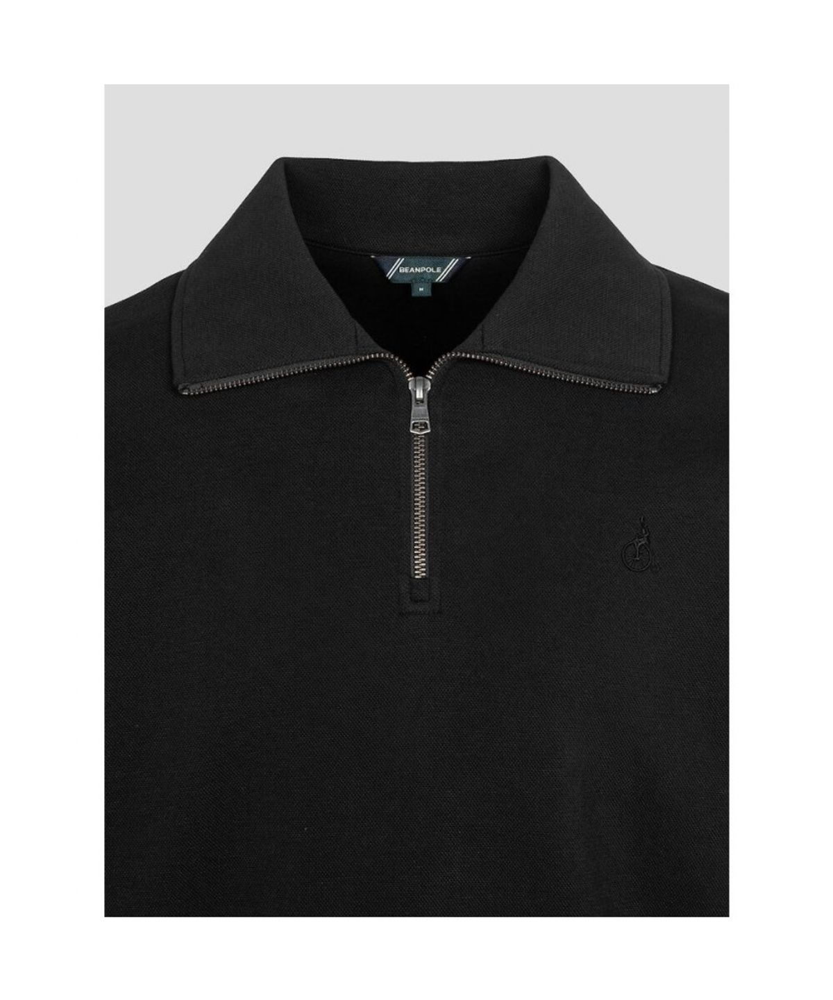 빈폴 멘(BEANPOLE MEN) [Essential] 이중직 쿼터집 티셔츠  블랙