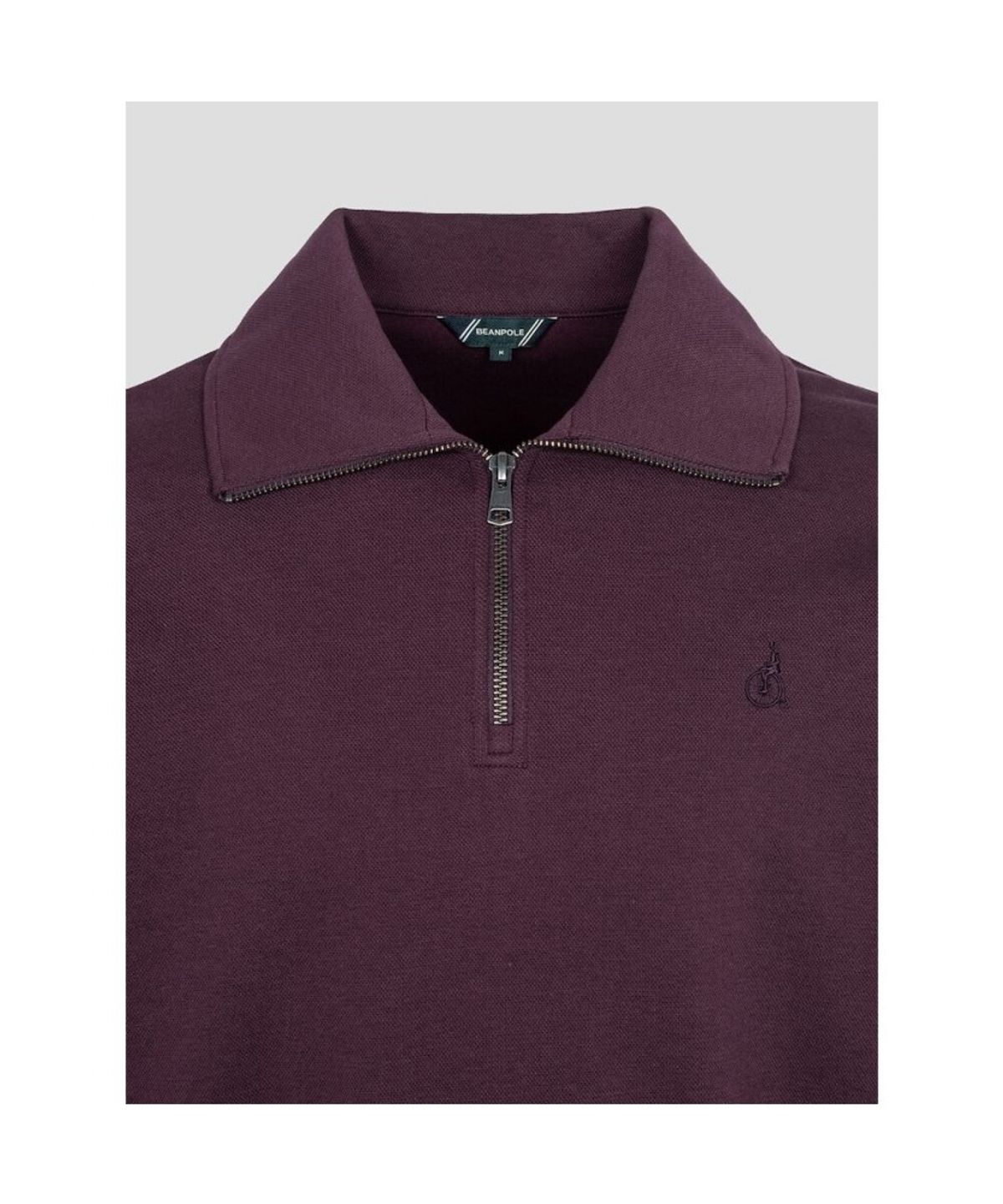 빈폴 멘(BEANPOLE MEN) [Essential] 이중직 쿼터집 티셔츠  와인