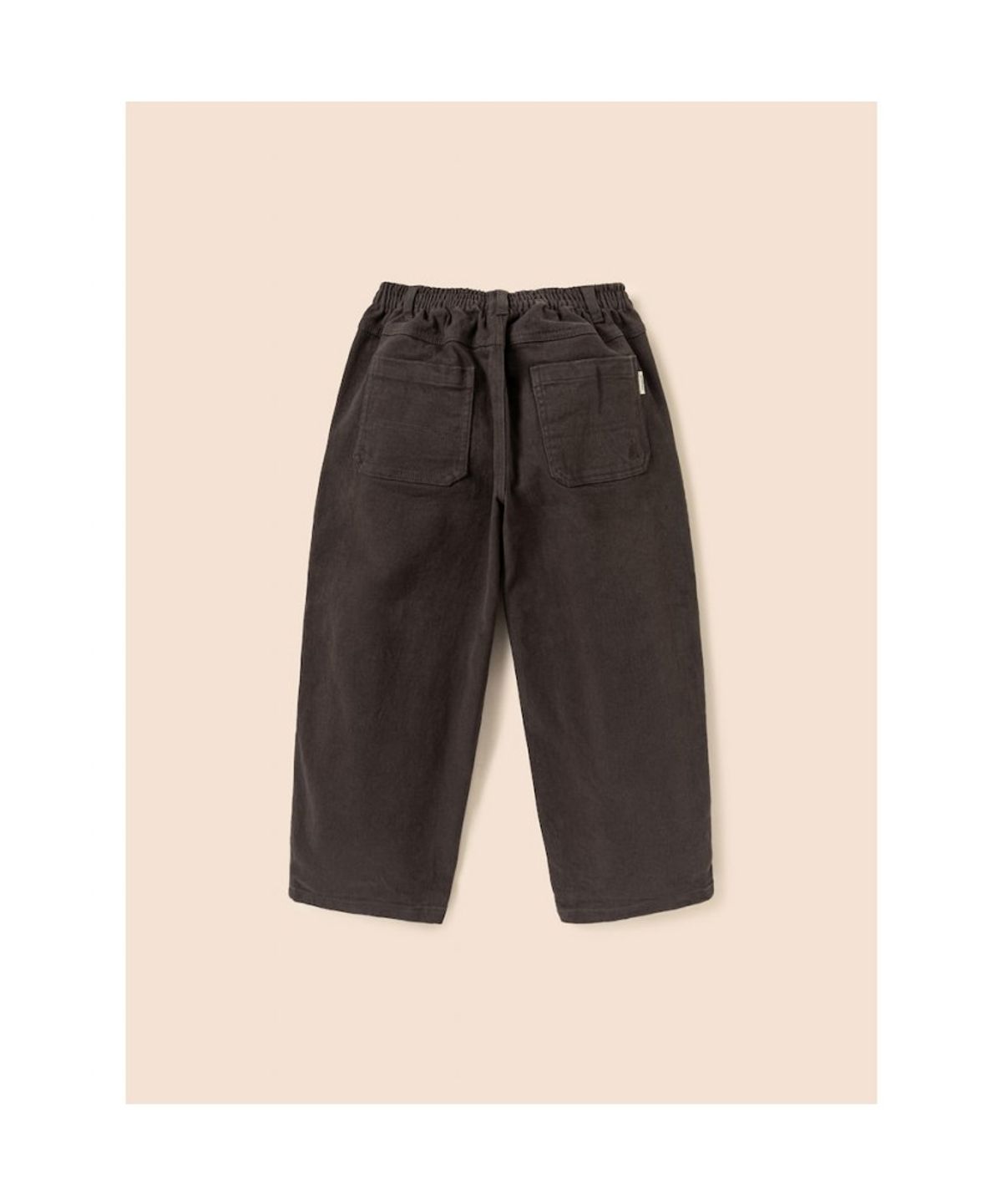 빈폴 키즈(BEANPOLE KIDS) 기모 우븐 커브드 팬츠  브라운 (BI6921U06D)