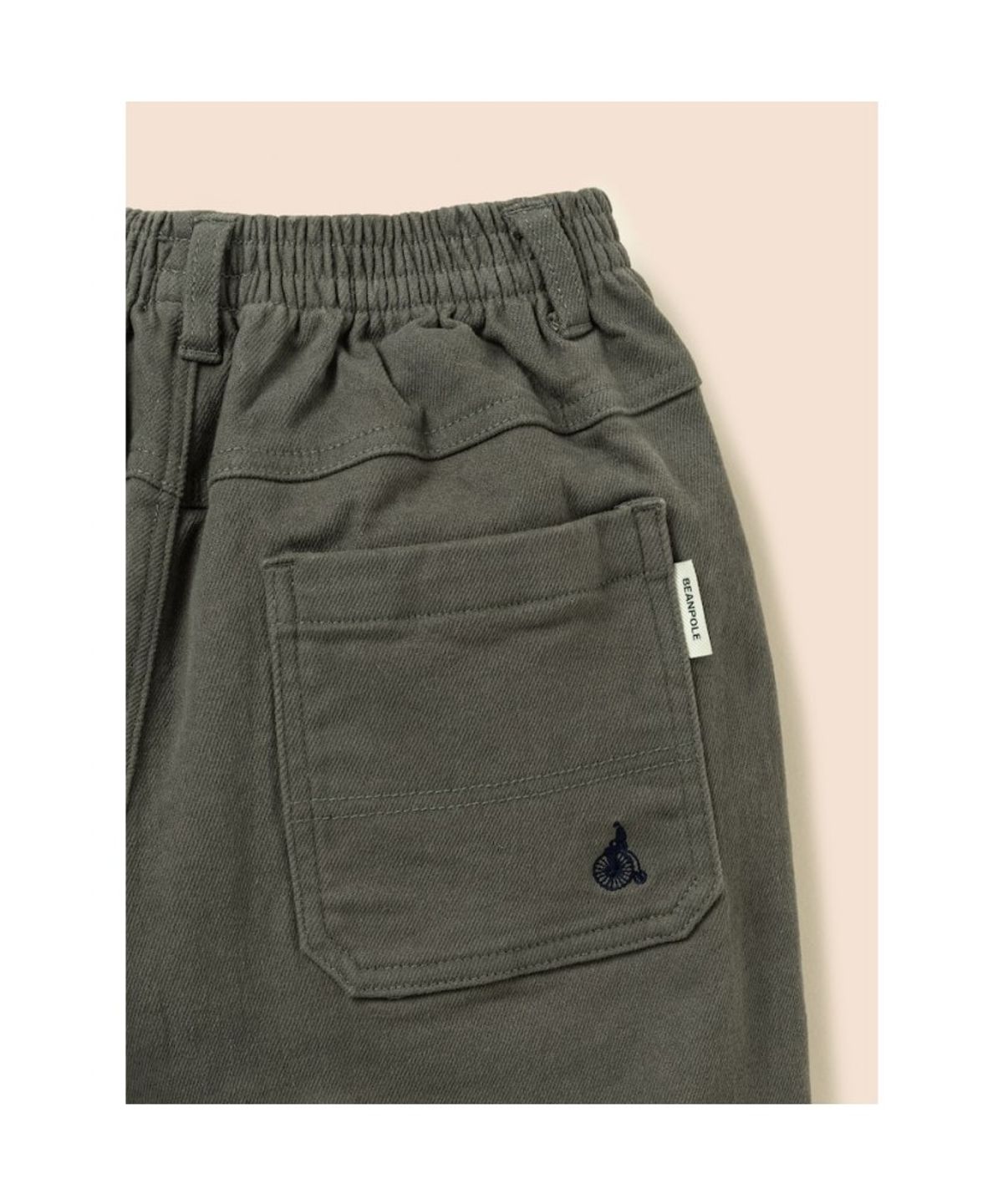 빈폴 키즈(BEANPOLE KIDS) 기모 우븐 커브드 팬츠  카키 (BI6921U06H)
