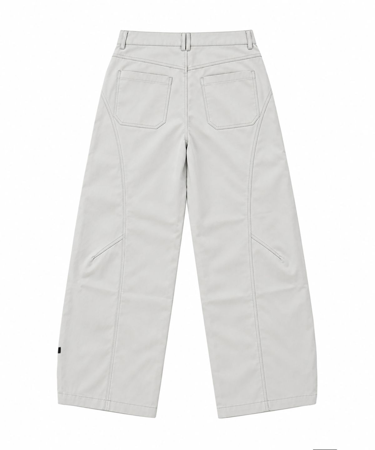 누프에블루(NEUFETBLEU) NEB cotton barrel pants (beige)