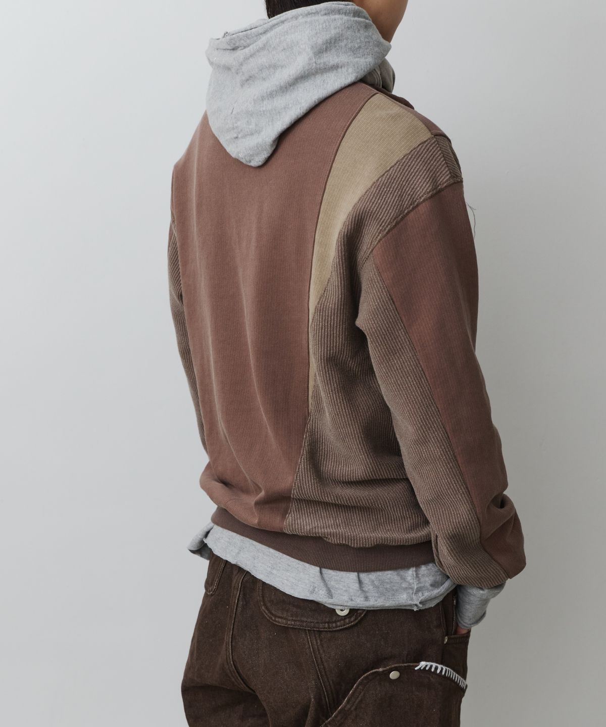 노쿨러스(NOSCOULEURS) UL SWEAT JERSEY 06 BROWN