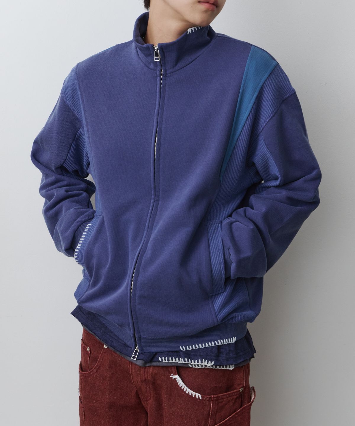 노쿨러스(NOSCOULEURS) UL SWEAT JERSEY 06 NAVY