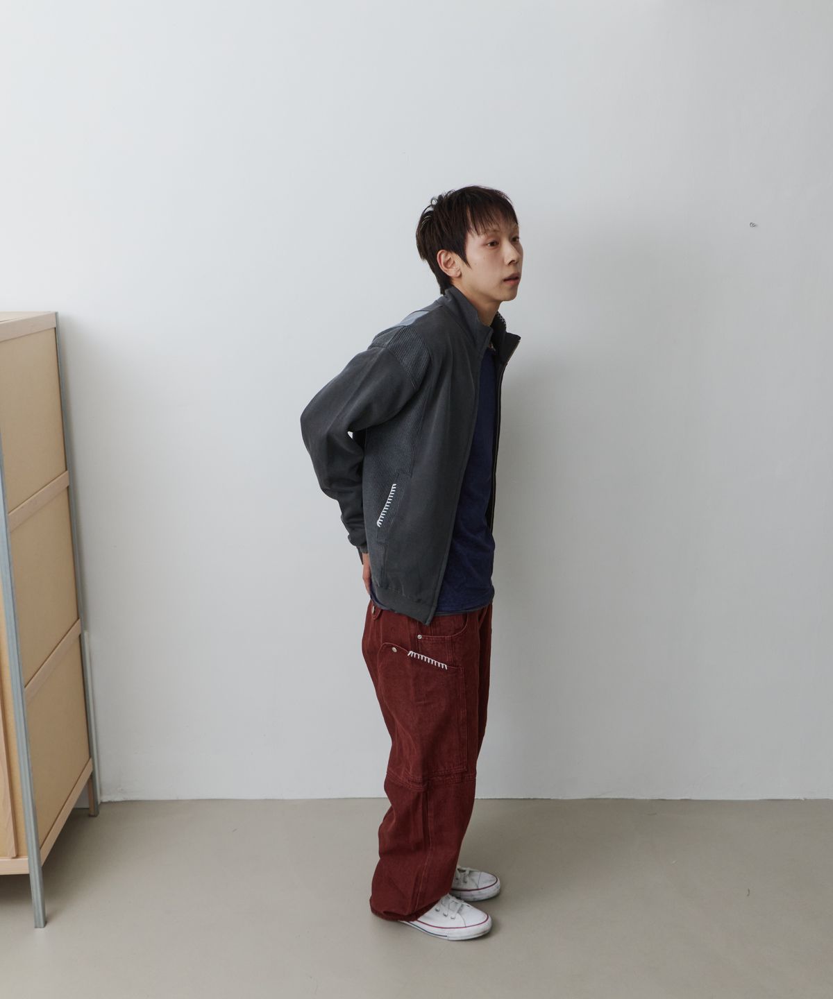 노쿨러스(NOSCOULEURS) UL SWEAT JERSEY 06 DARK GREY