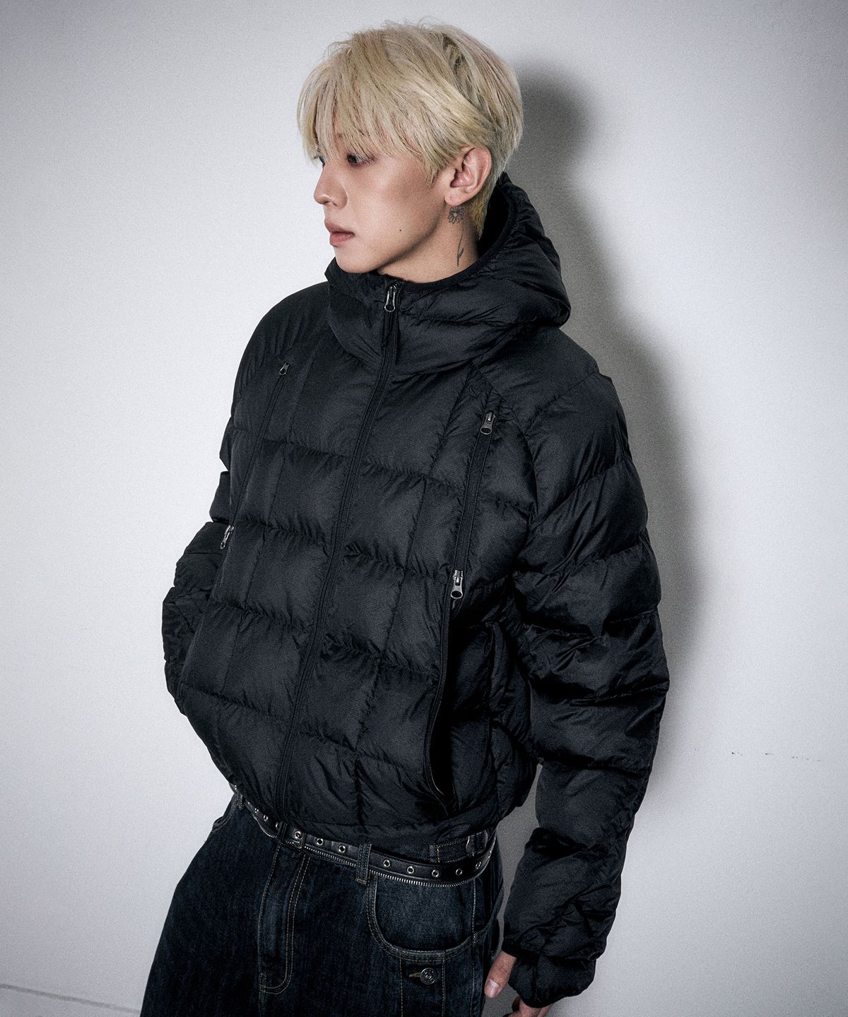 스키즘 인듀싱(SCHISM INDUCING) TWO FACE PUFFER JACKET (2color)