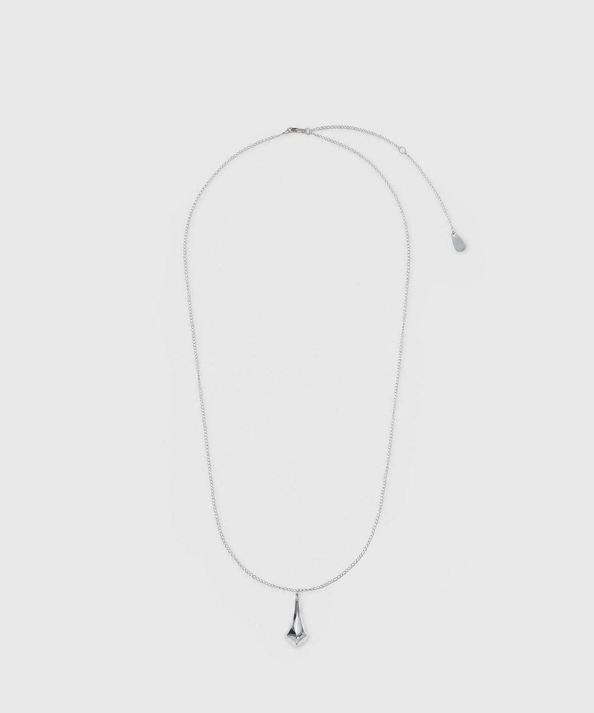 룩캐스트(LOOKAST) 드롭 펜던트 네크리스_실버 / DROP PENDANT NECKLACE_SILVER