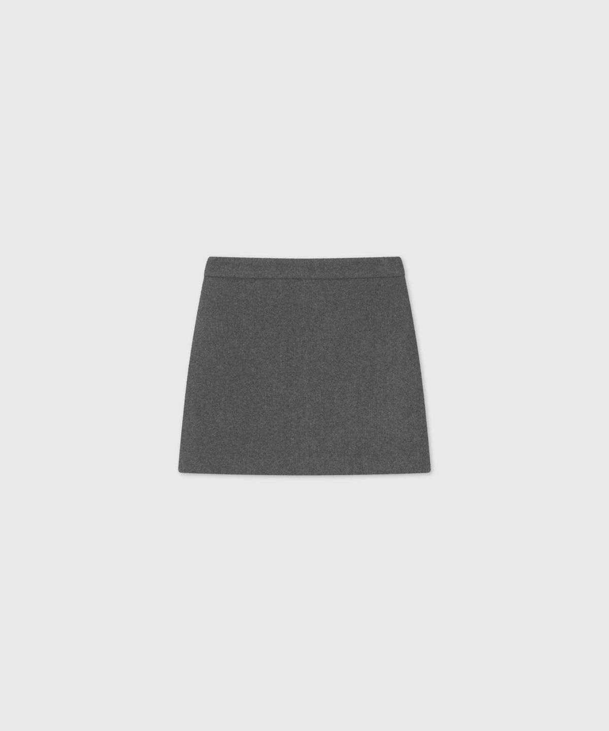 룩캐스트(LOOKAST) 소프트 울 트위드 미니 스커트_그레이 / SOFT WOOL TWEED MINI SKIRT_GREY