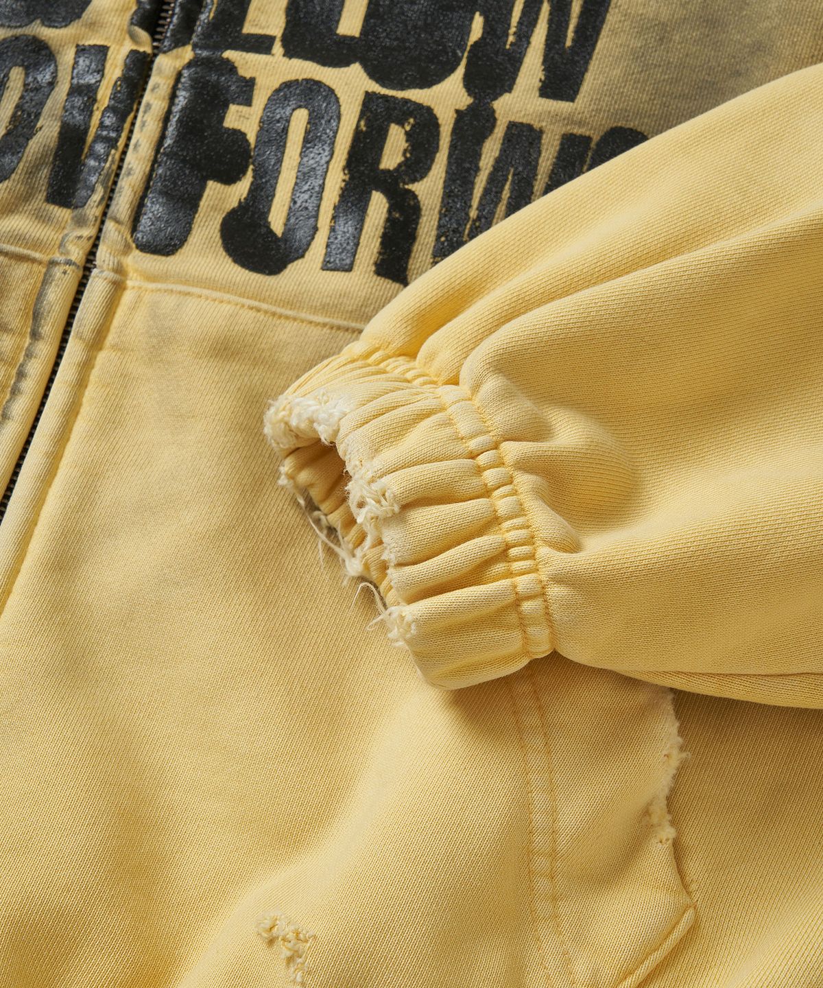 리베레(LIBERE) FULL SPEED ZIP HOODIE / YELLOW