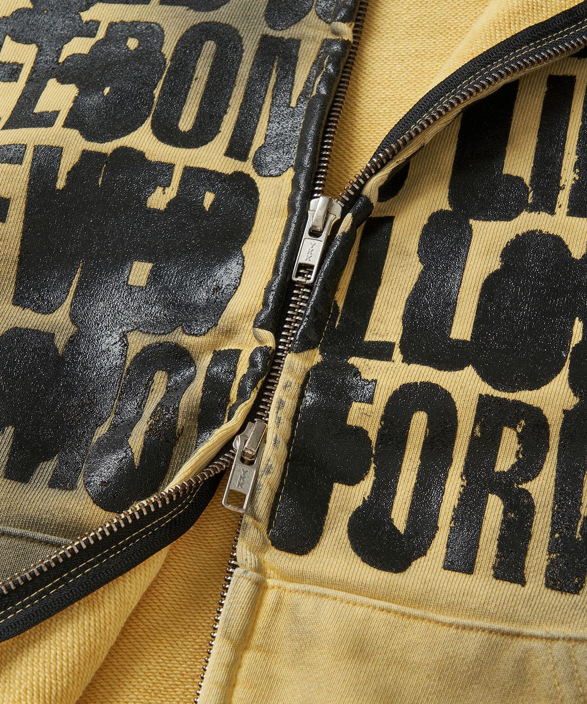 리베레(LIBERE) FULL SPEED ZIP HOODIE / YELLOW