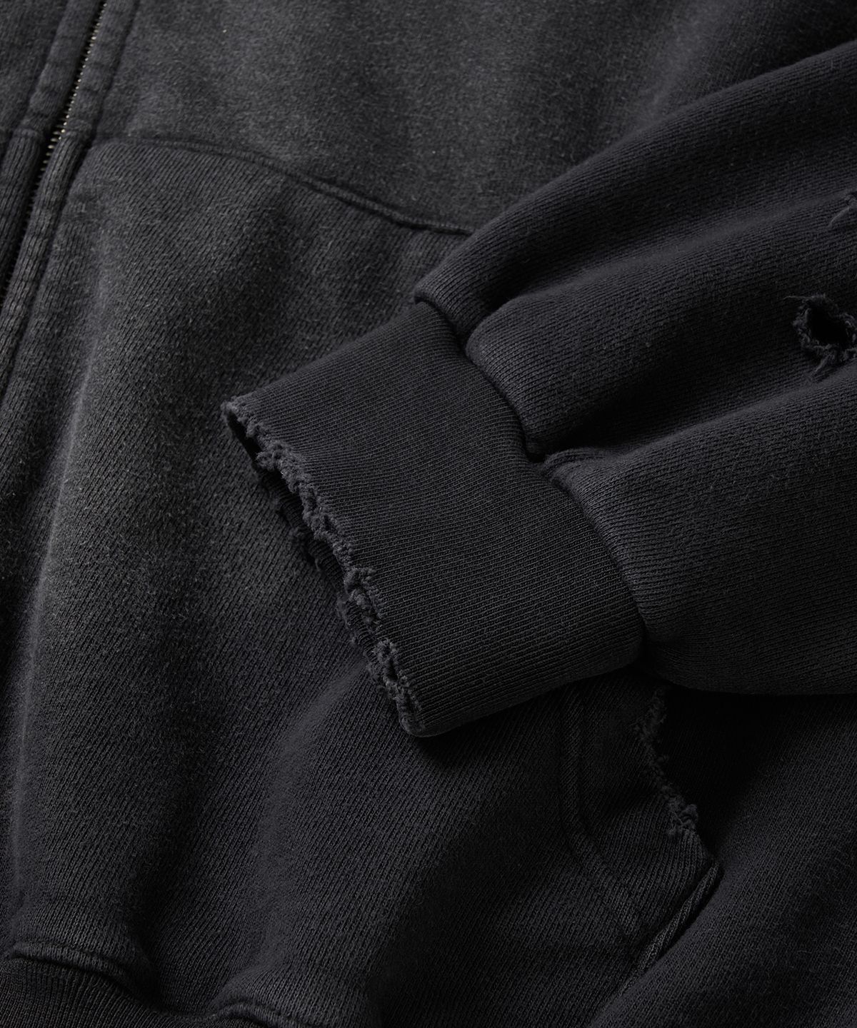 리베레(LIBERE) DOUBLE EIGHT SNAKE ZIP HOODIE / BLACK