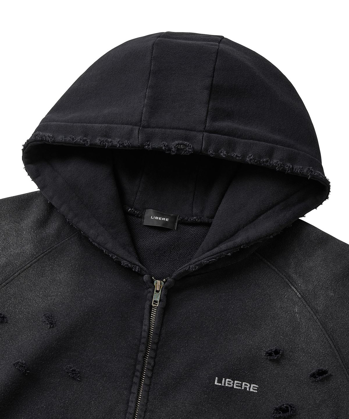 리베레(LIBERE) DOUBLE EIGHT SNAKE ZIP HOODIE / BLACK