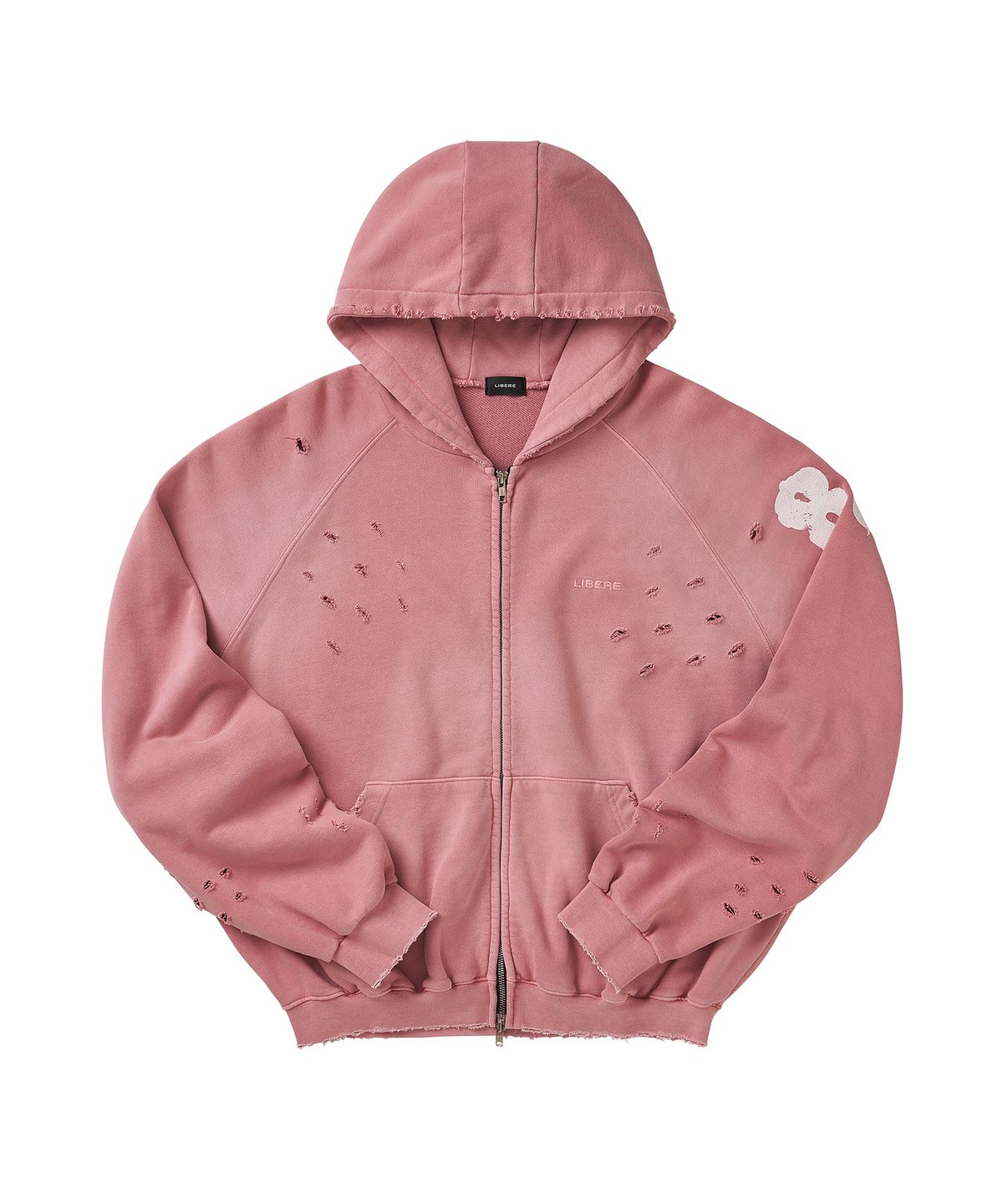 리베레(LIBERE) DOUBLE EIGHT SNAKE ZIP HOODIE / PINK