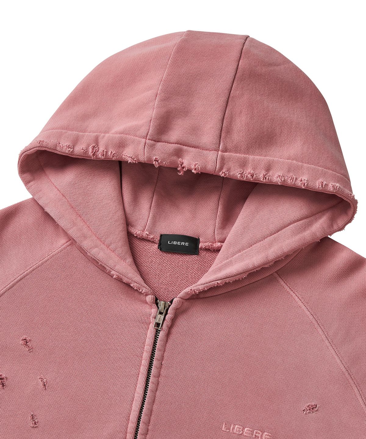 리베레(LIBERE) DOUBLE EIGHT SNAKE ZIP HOODIE / PINK