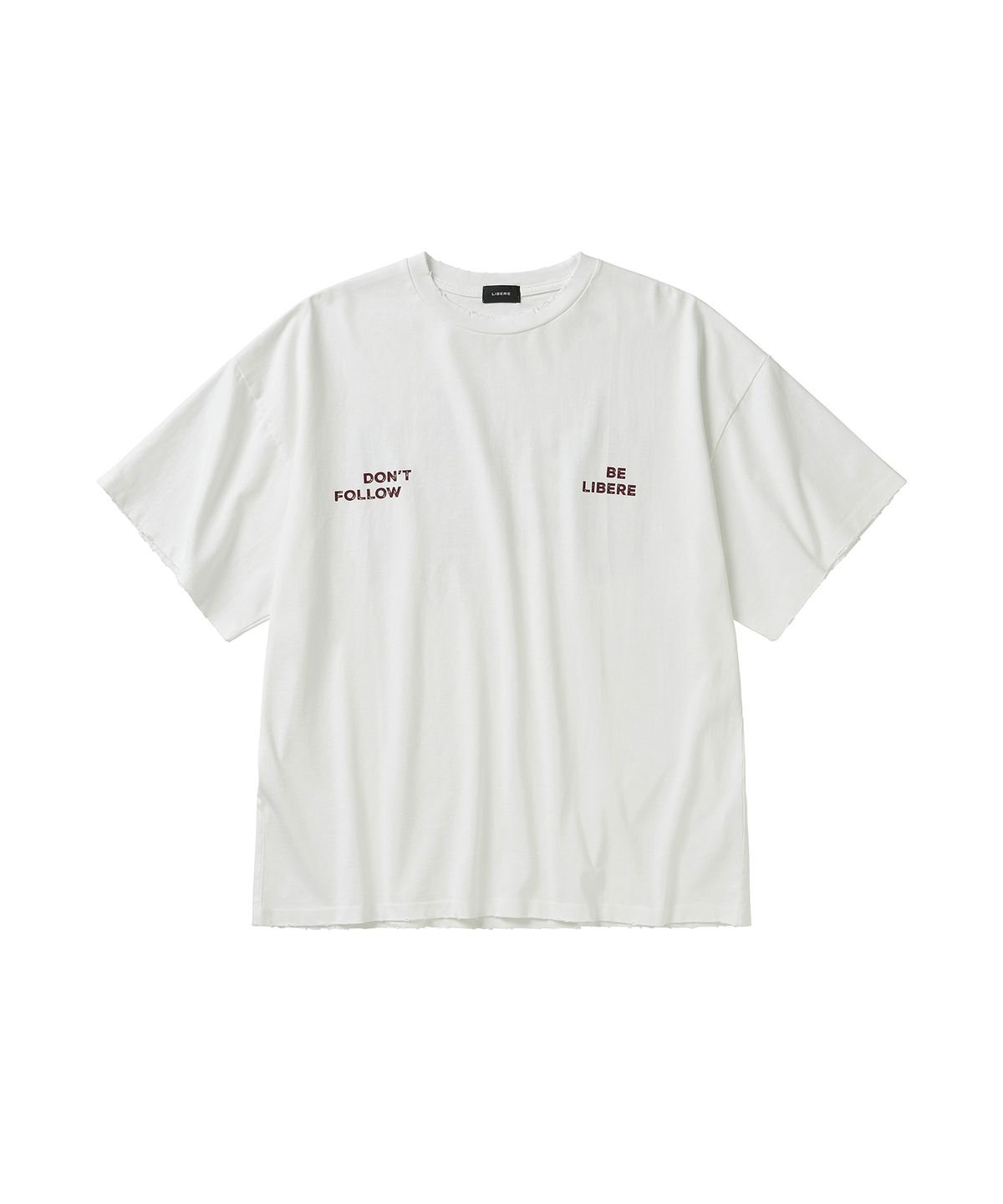 리베레(LIBERE) CROWD T-SHIRT / WHITE
