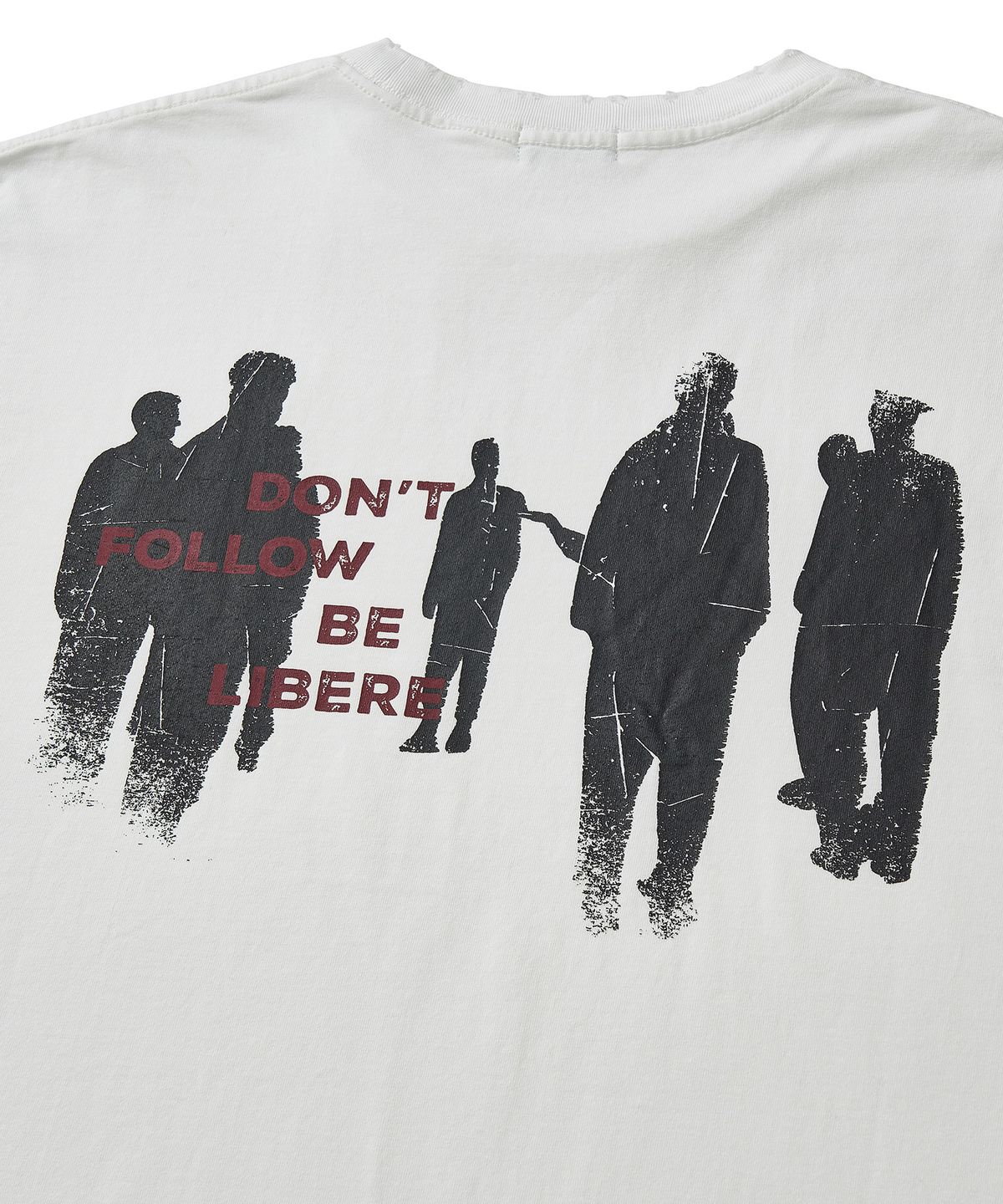 리베레(LIBERE) CROWD T-SHIRT / WHITE