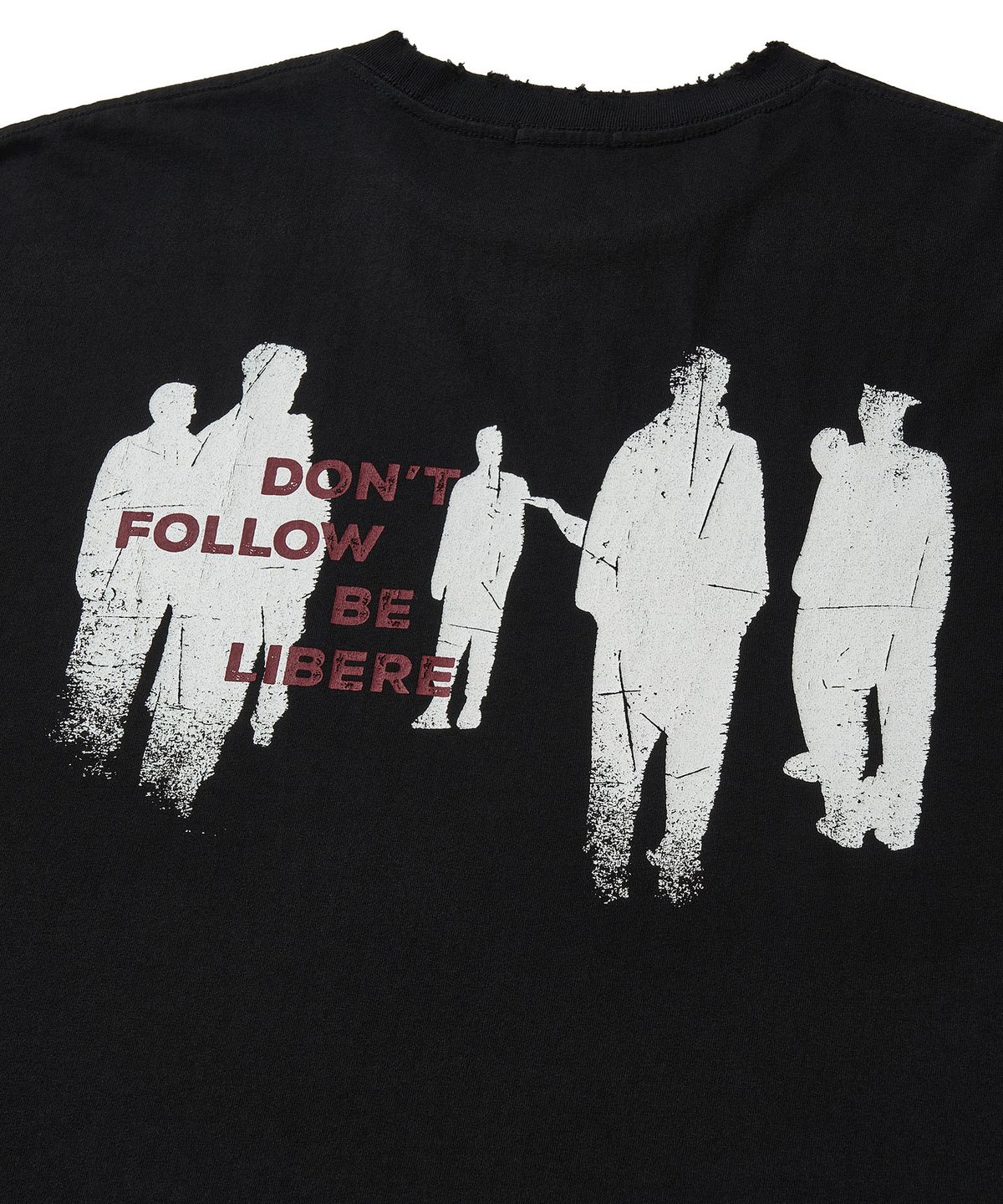 리베레(LIBERE) CROWD T-SHIRT / BLACK