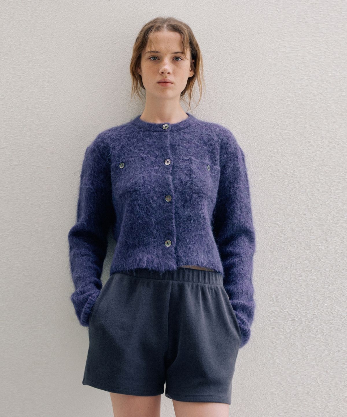 어나우트(UNNOUT) COZY BANDING SHORTS GREY