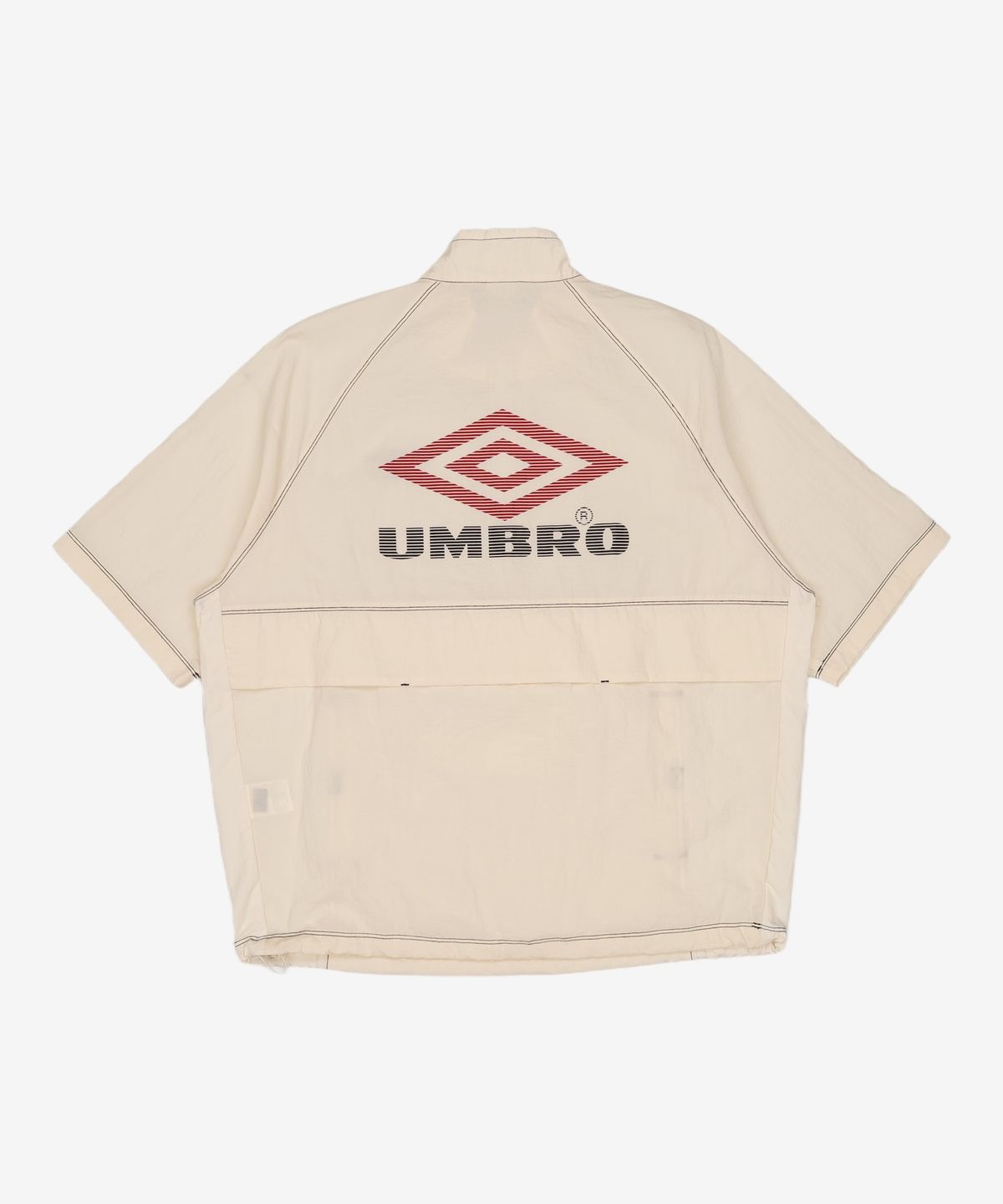엄브로(UMBRO) 크리스피타슬란 반팔 스탠넥 아노락 베이지(UO321CWT74) 100