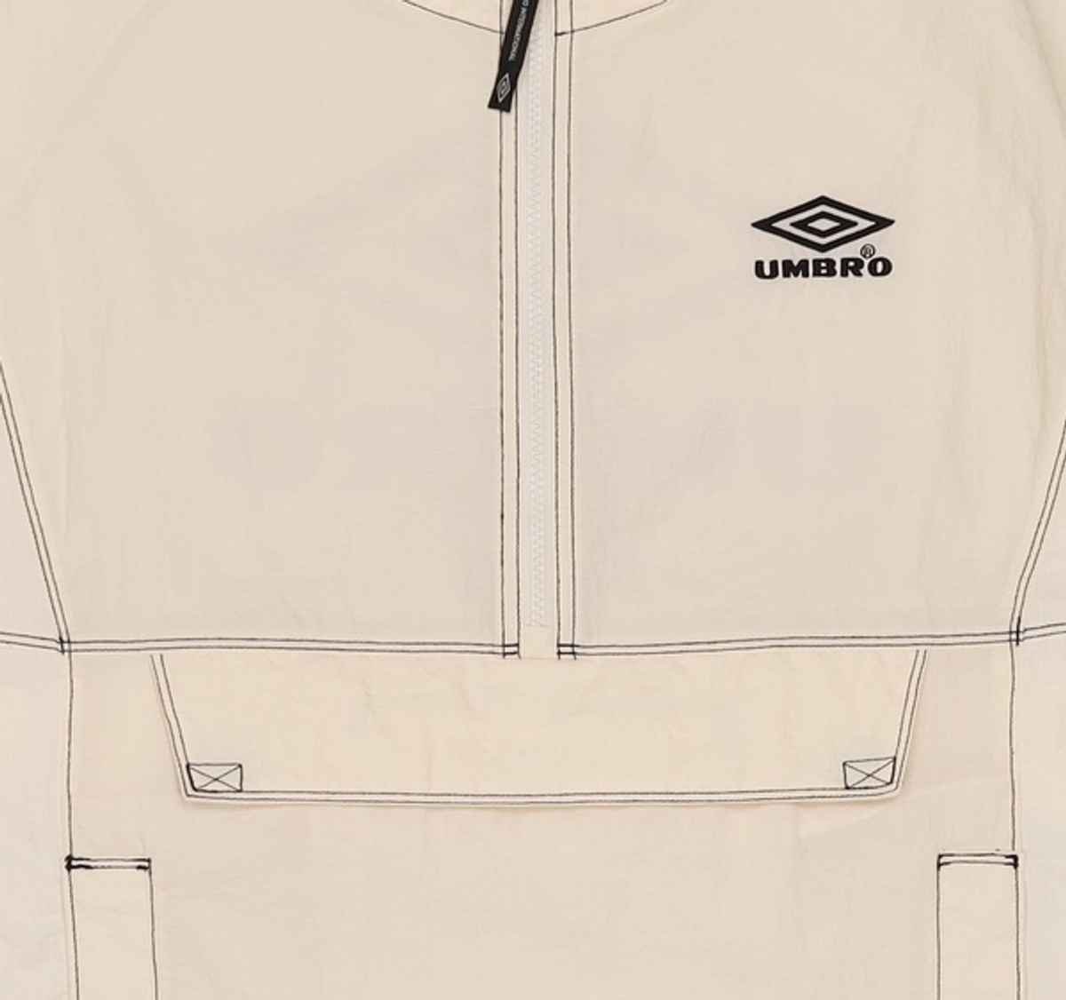 엄브로(UMBRO) 크리스피타슬란 반팔 스탠넥 아노락 베이지(UO321CWT74) 100