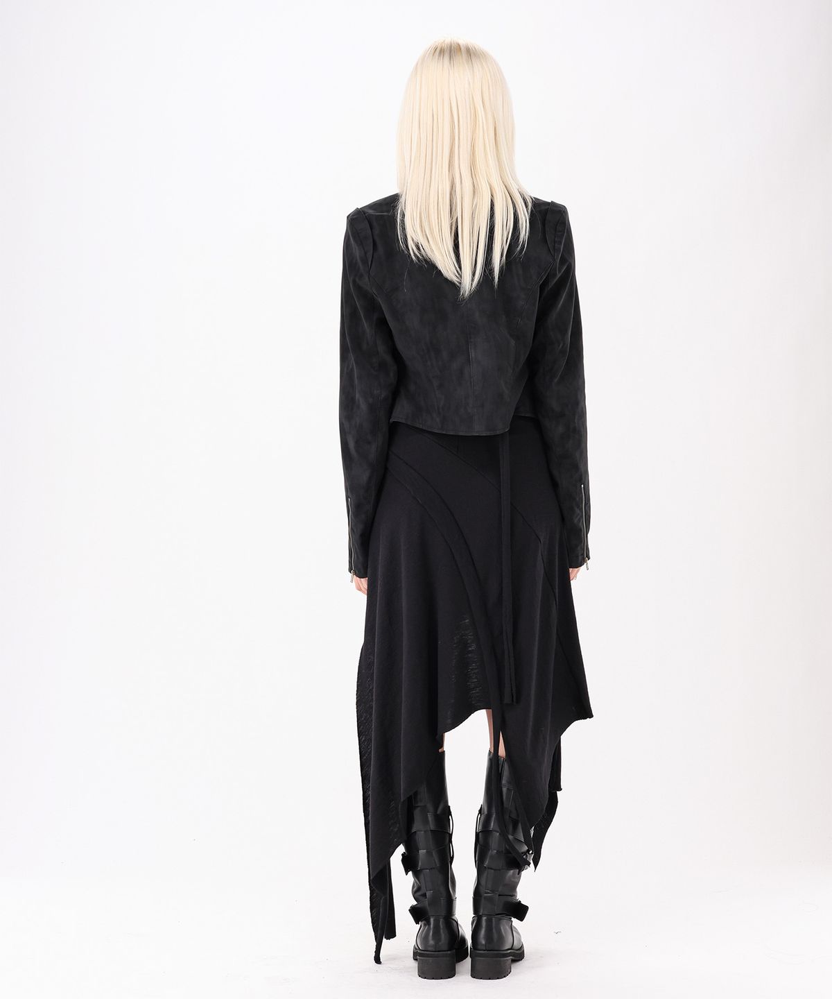녹타브(NOCTAVE) High Neck Rider Jacket
