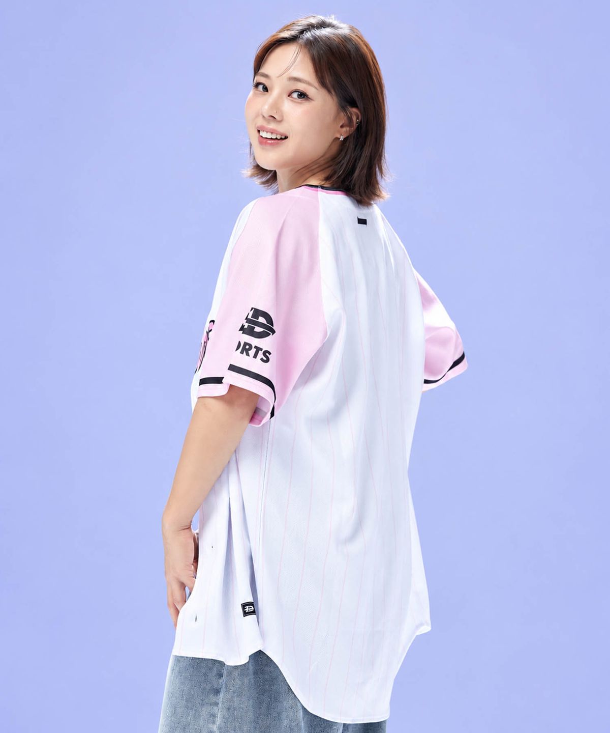 제트디 스포츠(ZD SPORTS) [주수진] ZD 베이스볼 져지 [베이비핑크]