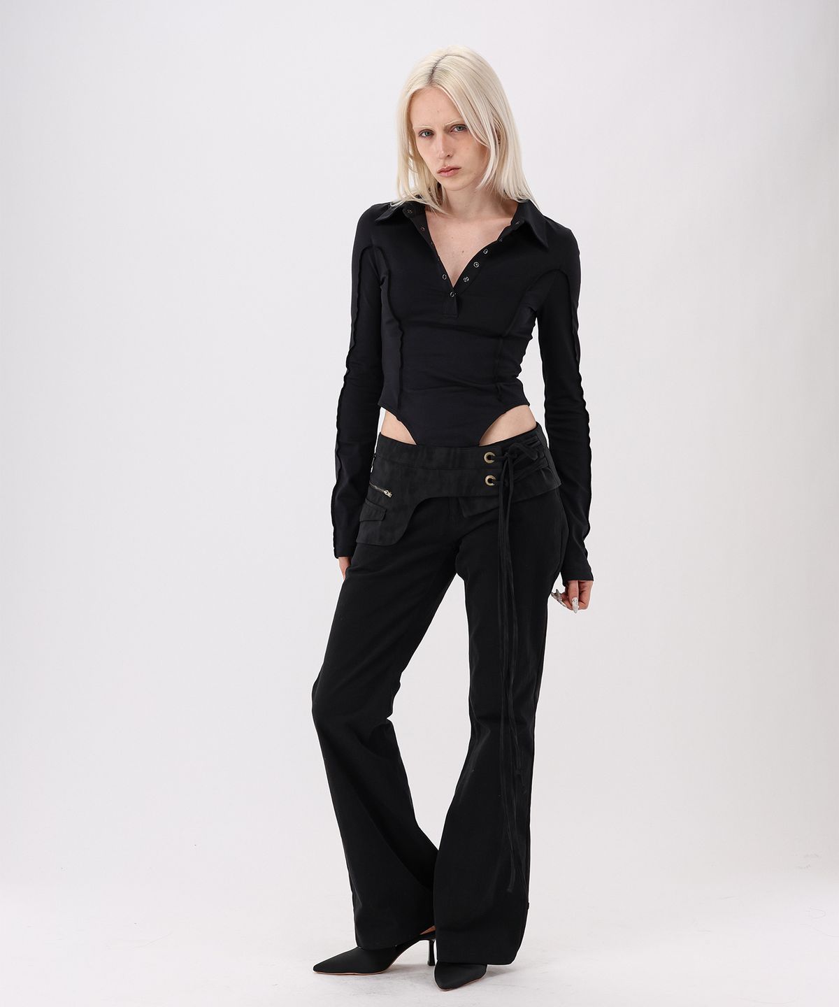 녹타브(NOCTAVE) Pocket Skirt Belt
