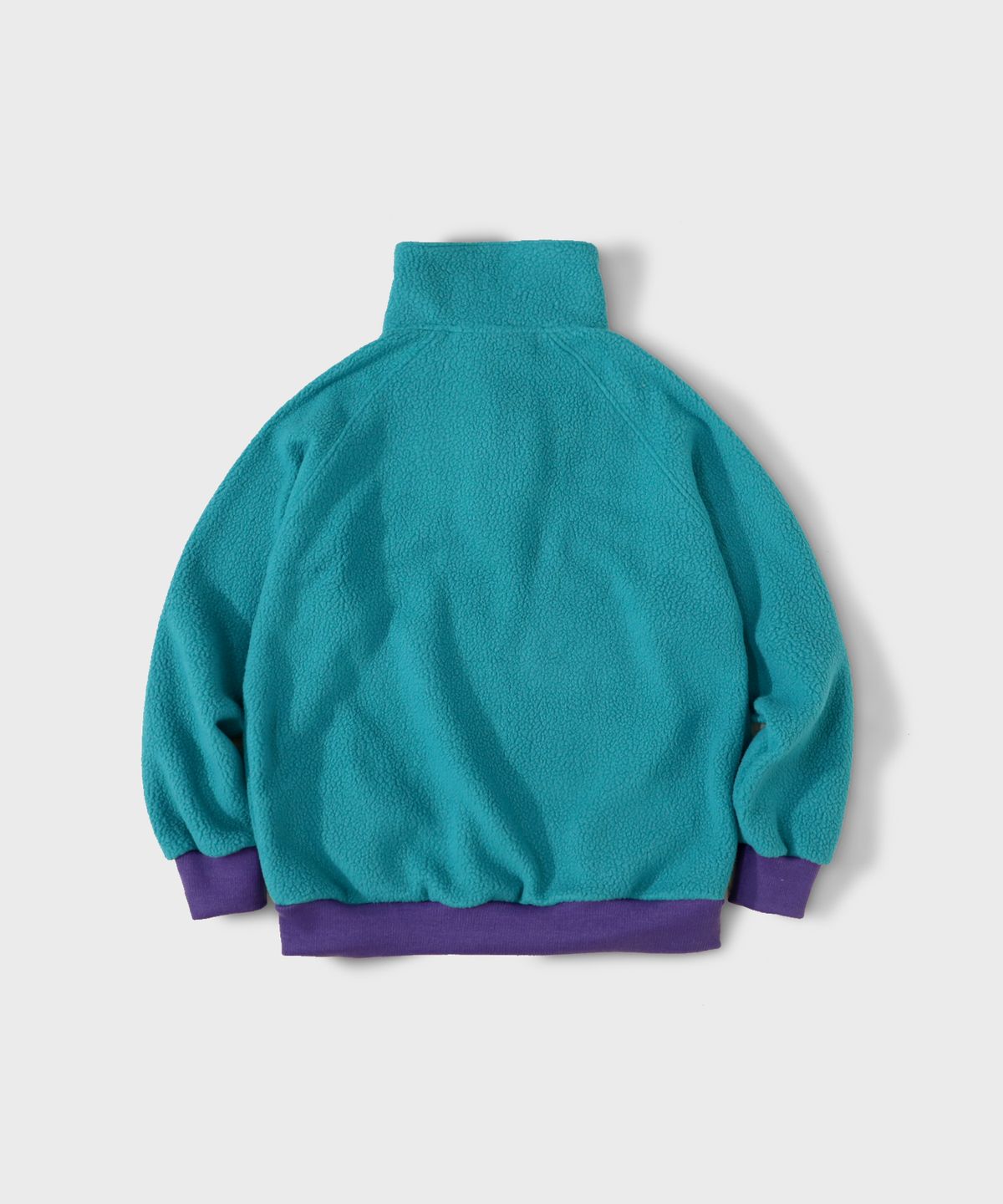 굿니스(GOODNIES) Beautiful Life. Fleece Half-Zip. Emerald Green