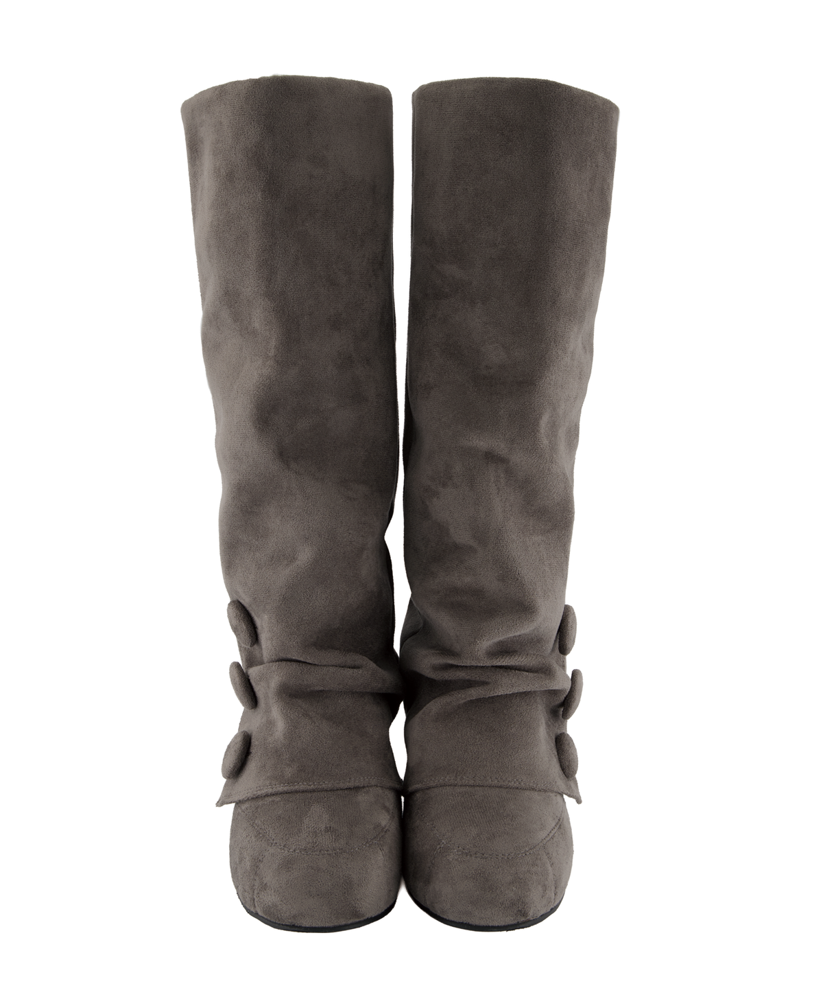 포어링(FORUSRING) Mocha button boots (charcoal)