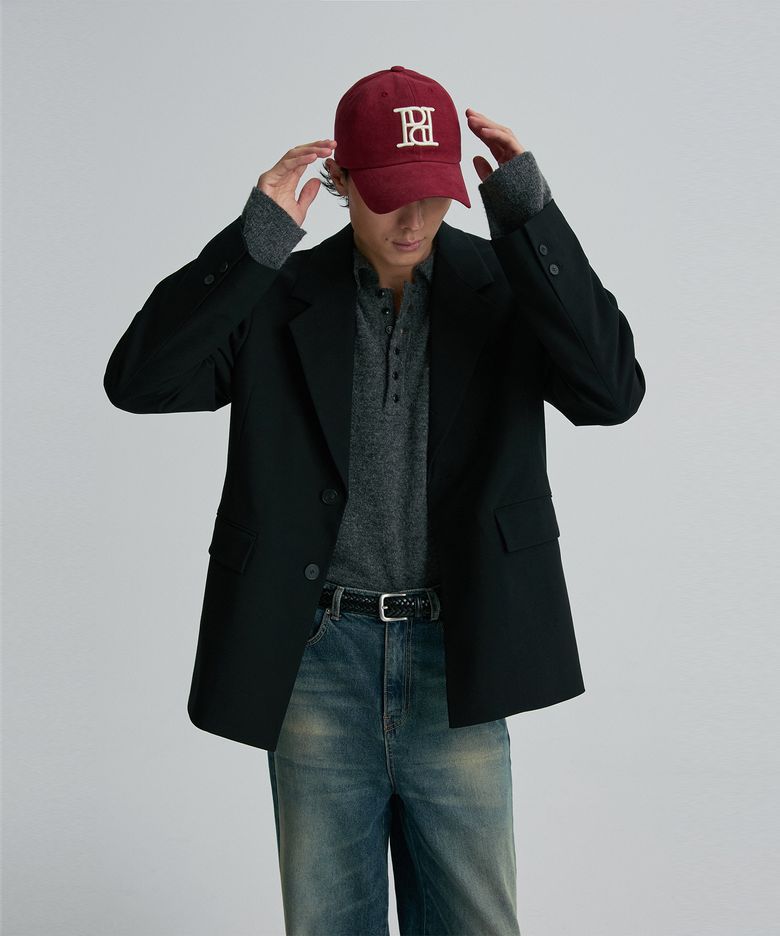 LOGO BALL CAP BURGUNDY