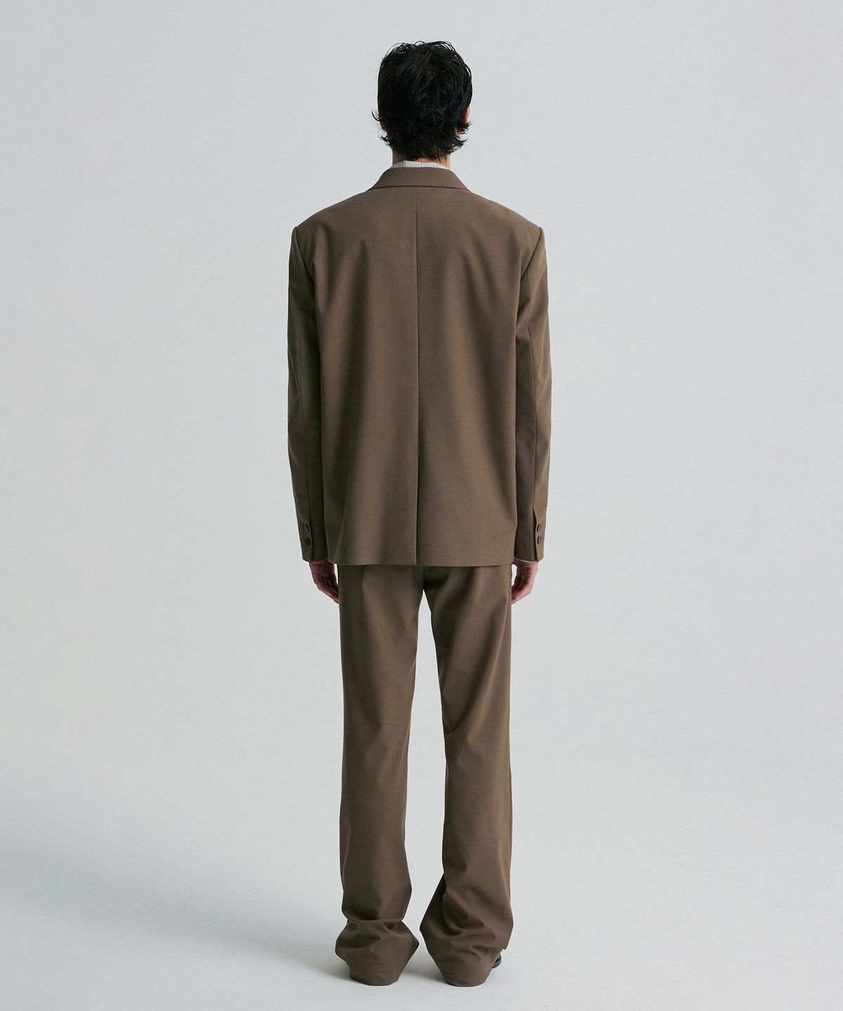 리이 맨(RERHEE MEN) STANDARD TAILORED BLAZER TAUPE BEIGE