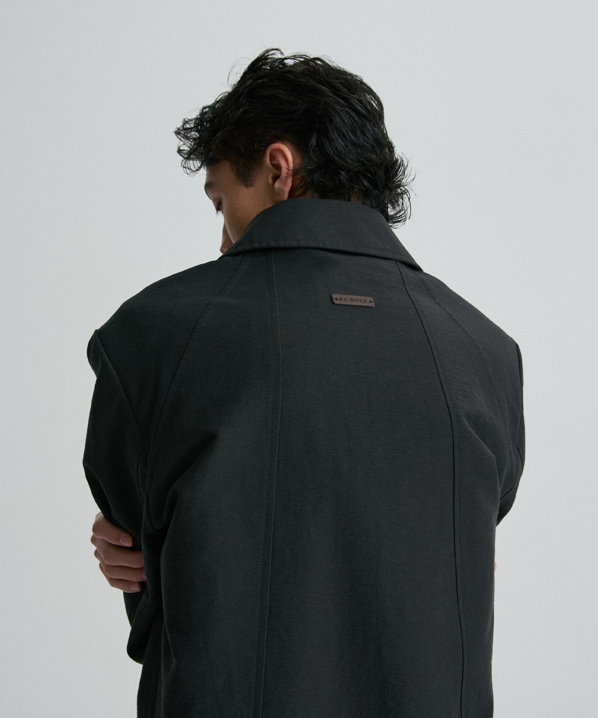 리이 맨(RERHEE MEN) HIGH NECK TRENCH COAT