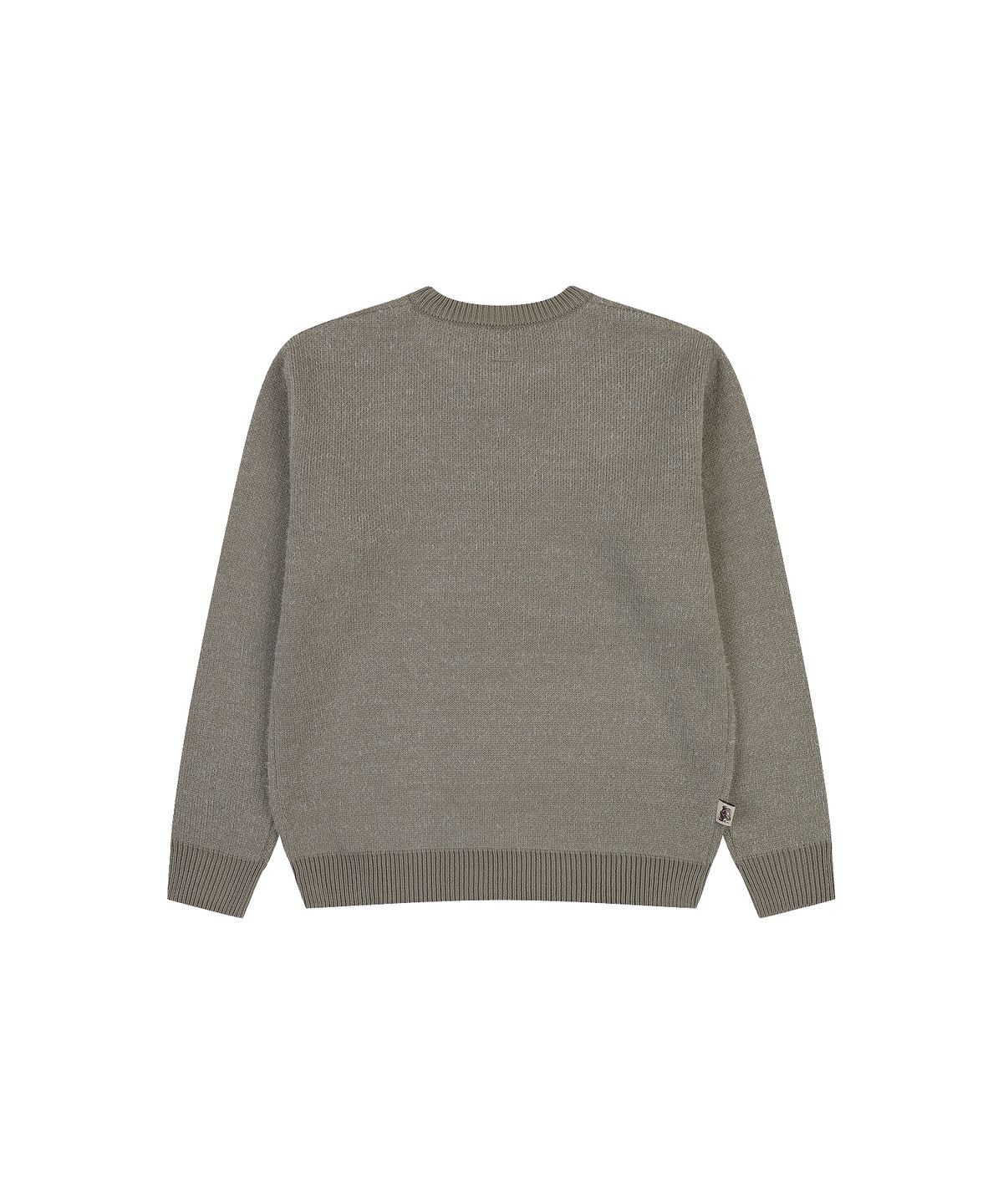 코브마스터(COBMASTER) BEAR ARTWORK SWEATER [KHAKI]