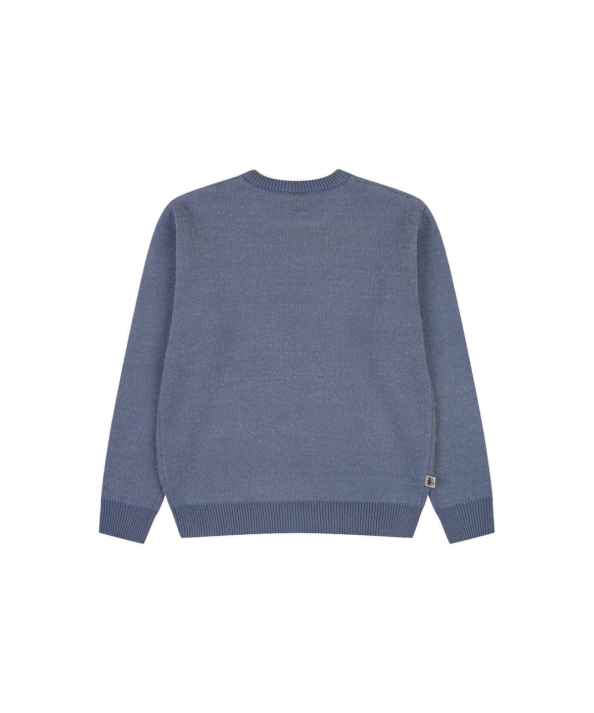코브마스터(COBMASTER) BEAR ARTWORK SWEATER [BLUE]