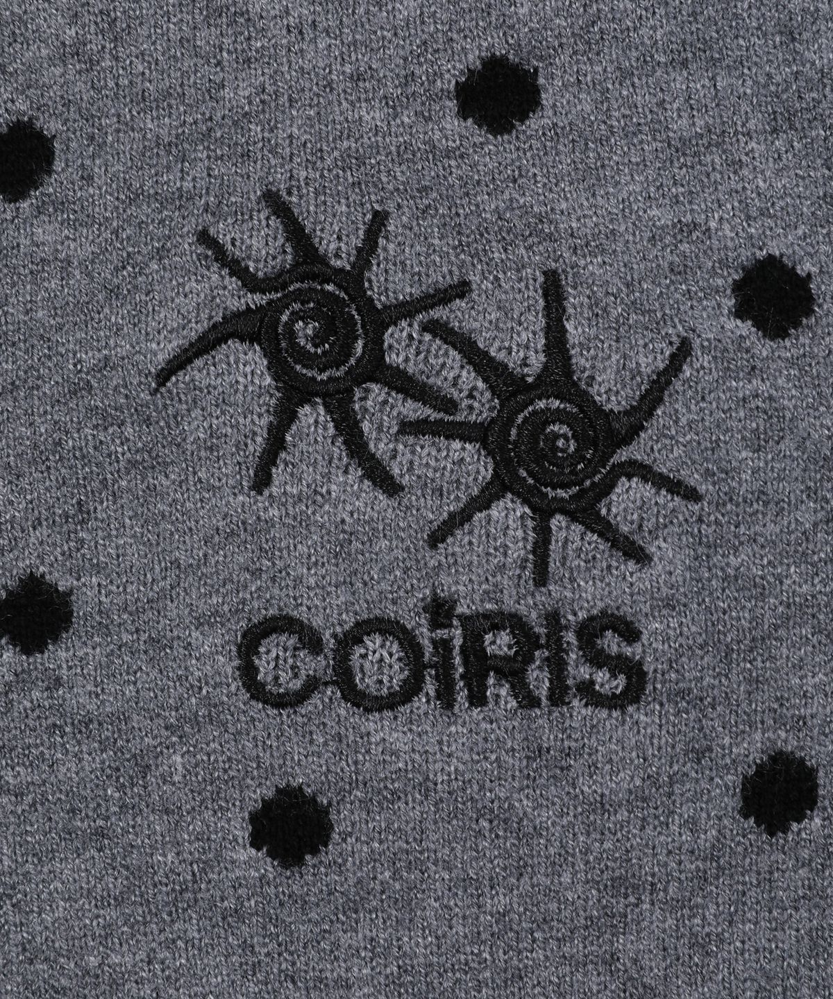 코이리스(COIRIS) 코하루 도트 브이넥 스냅 가디건 (2컬러)