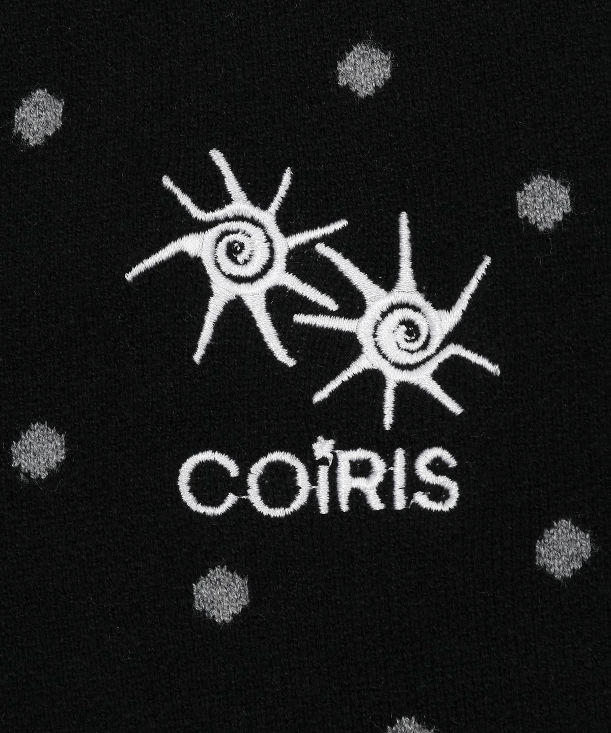 코이리스(COIRIS) 코하루 도트 브이넥 스냅 가디건 (2컬러)