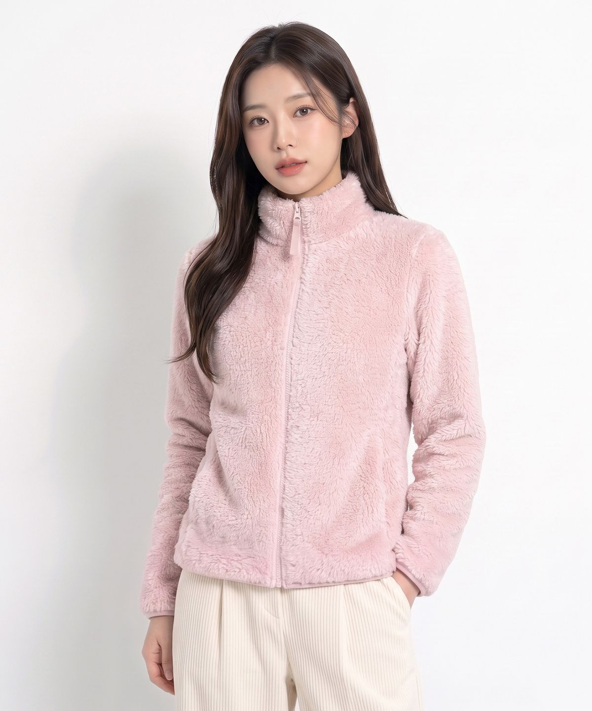 투엘라(2ELA) 여성 윈터페어리 퍼플리스 자켓 8 Colors