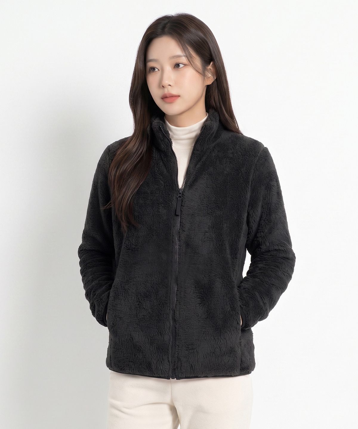 투엘라(2ELA) 여성 윈터페어리 퍼플리스 자켓 8 Colors