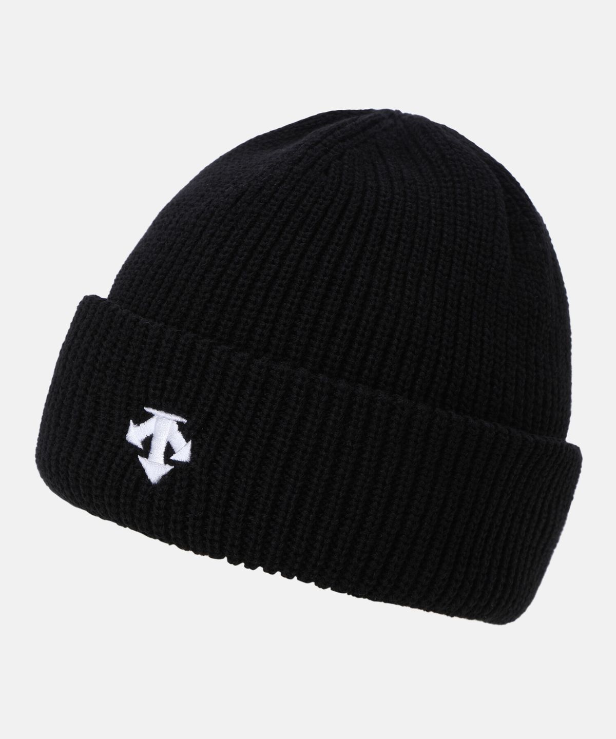 데상트(DESCENTE) 스피릿 로고 비니 블랙 SR323UKC91