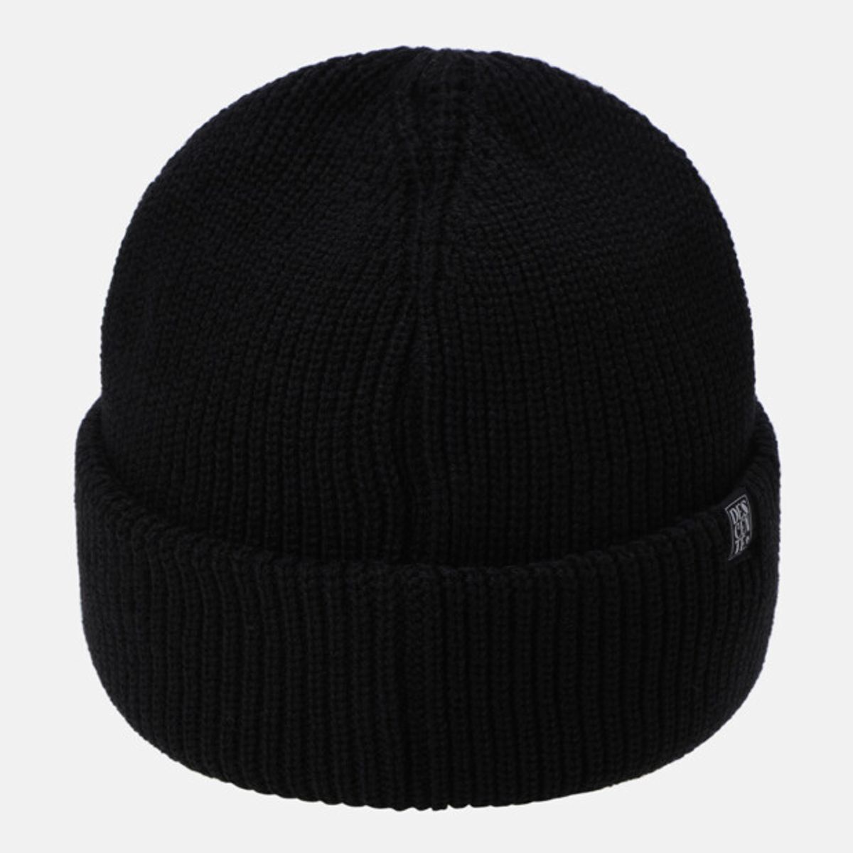 데상트(DESCENTE) 스피릿 로고 비니 블랙 SR323UKC91