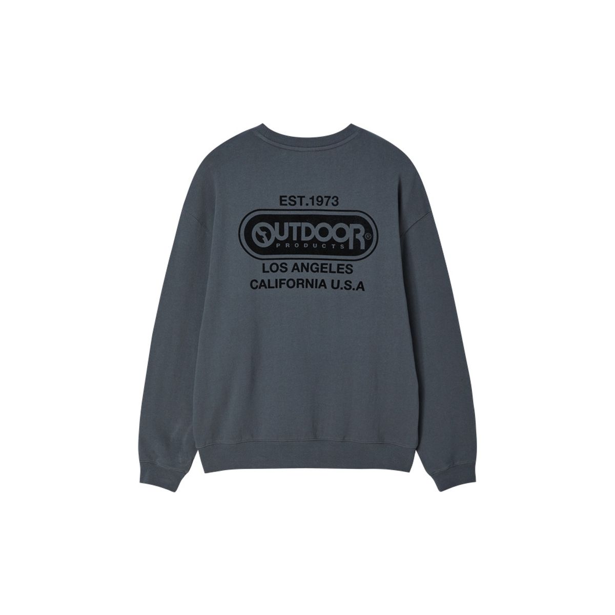 아웃도어 프로덕츠(OUTDOOR PRODUCTS) 베이직 멀티 로고 스웻 셔츠 (챠콜)