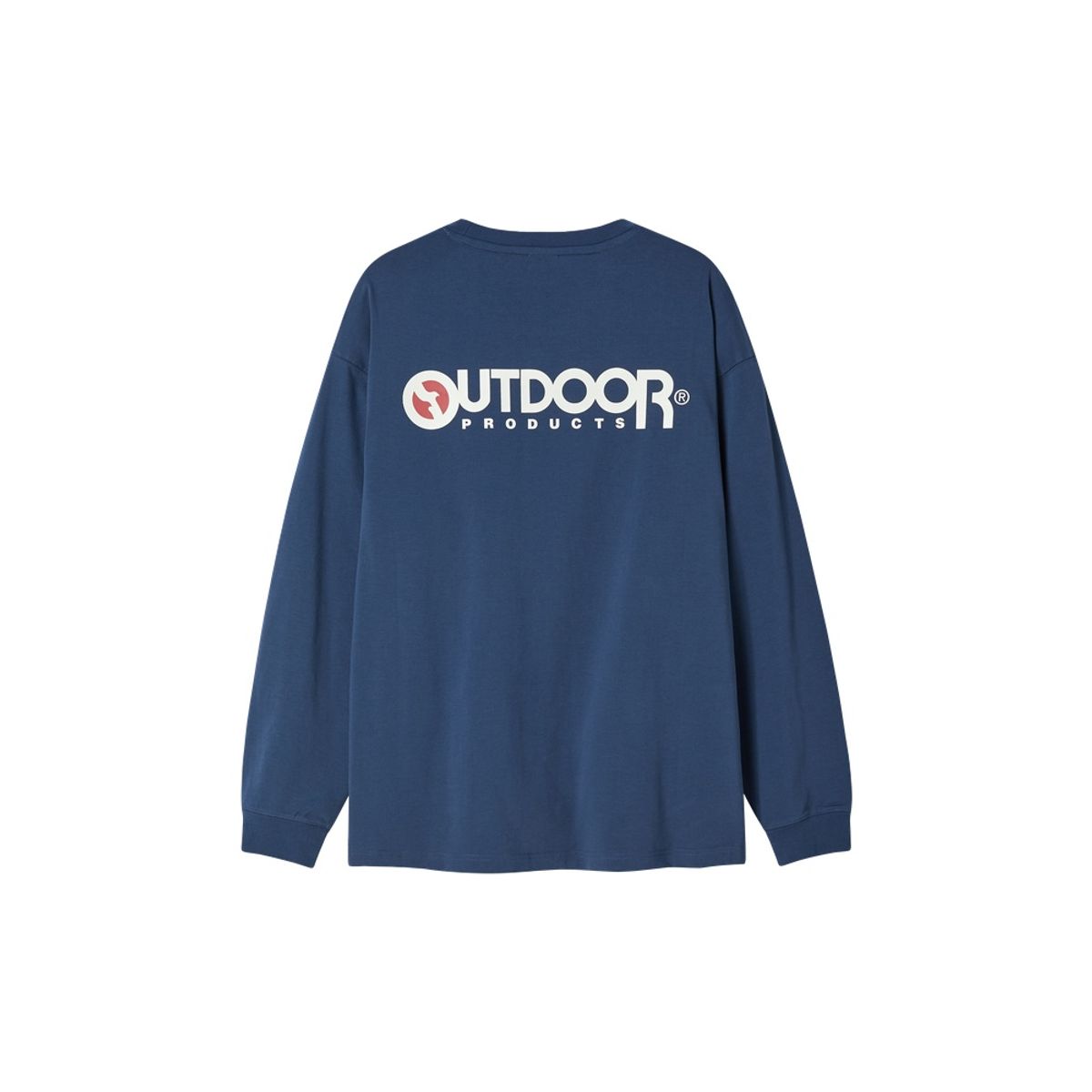 아웃도어 프로덕츠(OUTDOOR PRODUCTS) 스탠다드 로고 롱 슬리브 티셔츠 (네이비)
