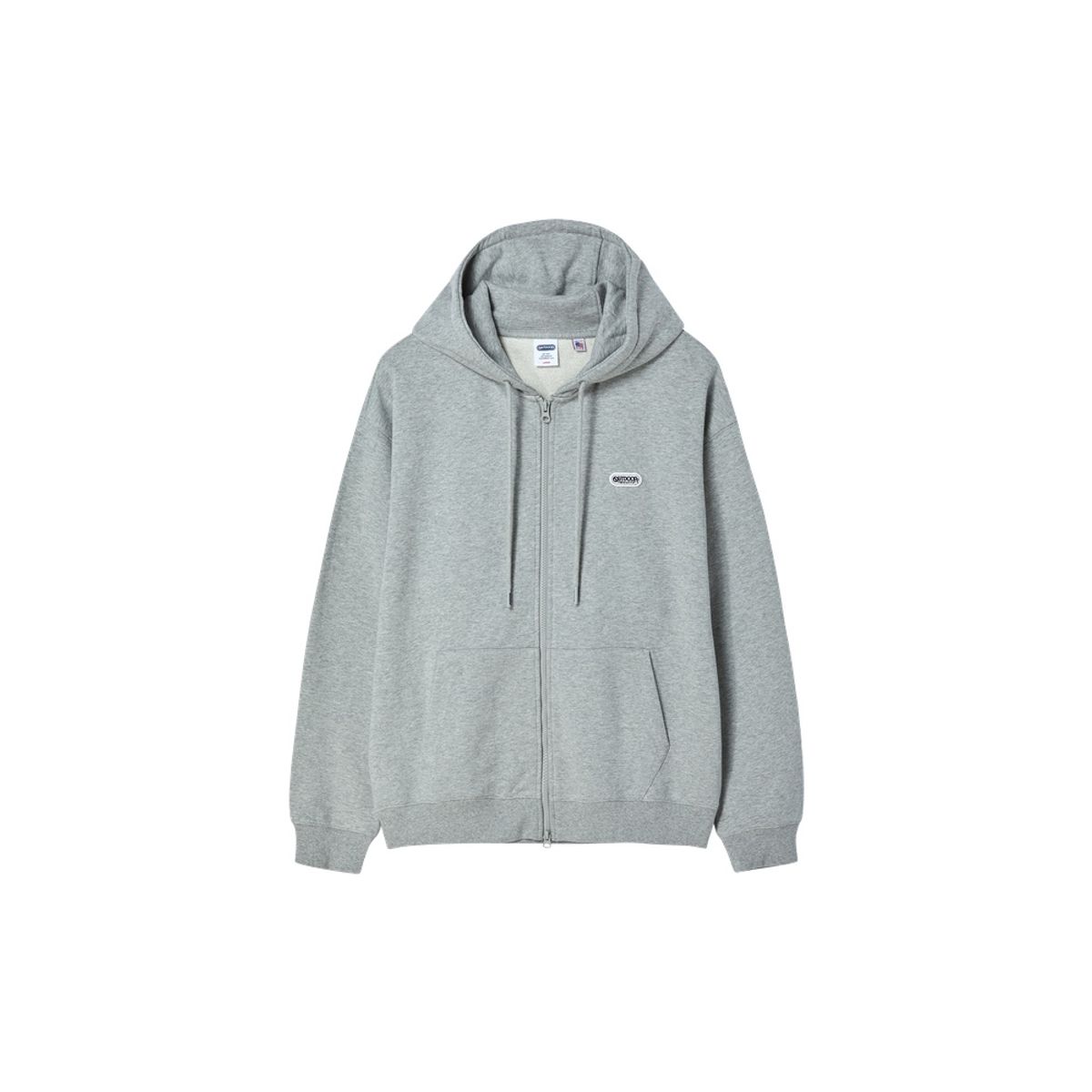 아웃도어 프로덕츠(OUTDOOR PRODUCTS) 스탠다드 로고 후디드 집업 (멜란지)