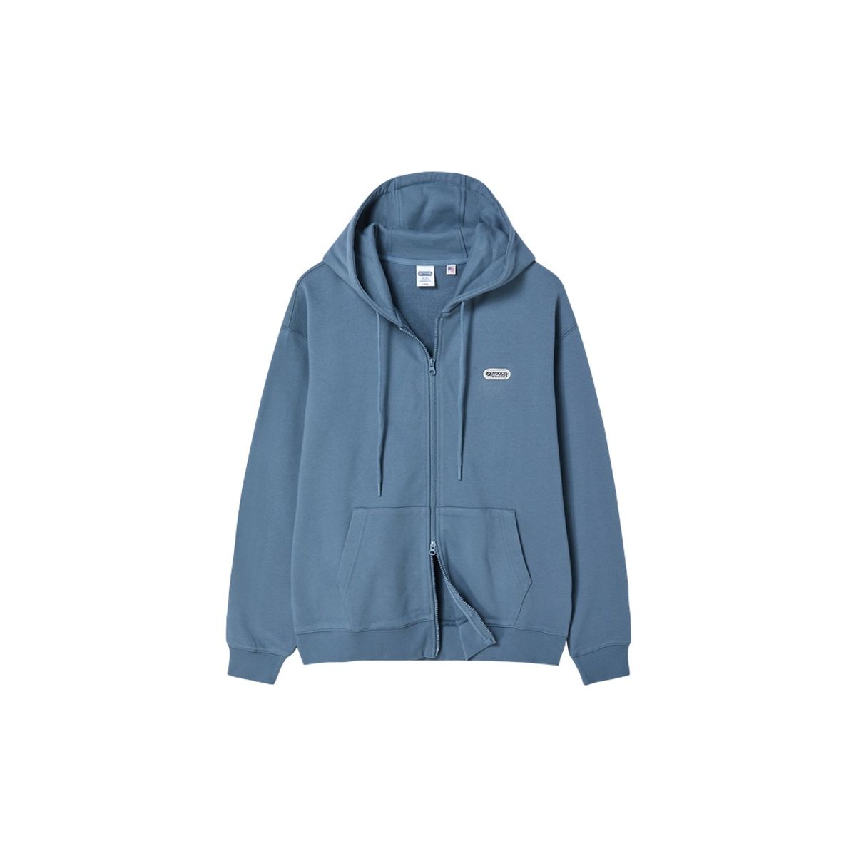 아웃도어 프로덕츠(OUTDOOR PRODUCTS) 스탠다드 로고 후디드 집업 (블루)
