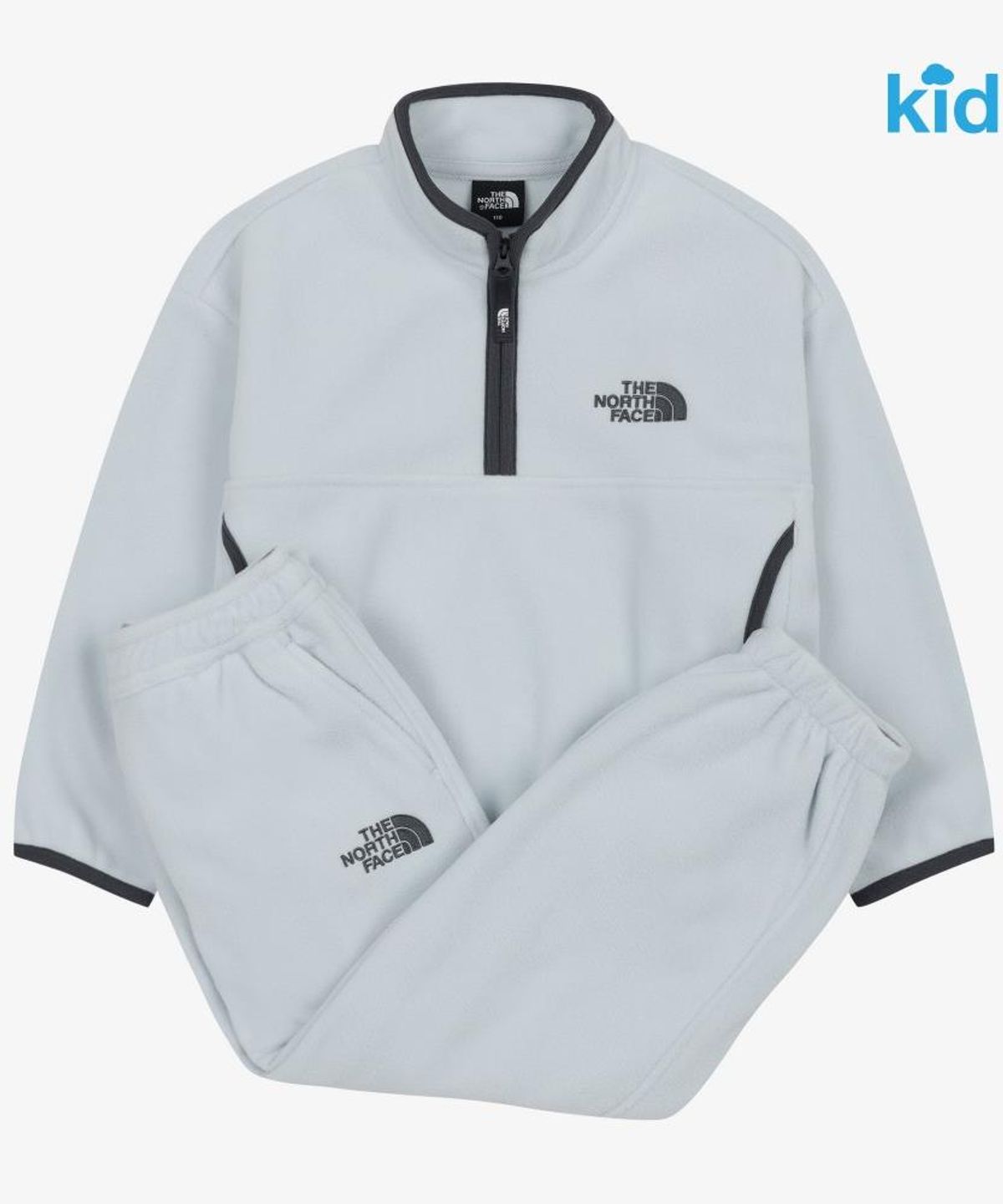 노스페이스 키즈(THE NORTH FACE KIDS) 키즈 파인콘 EX 플리스 세트 NT7TS58T_IGY