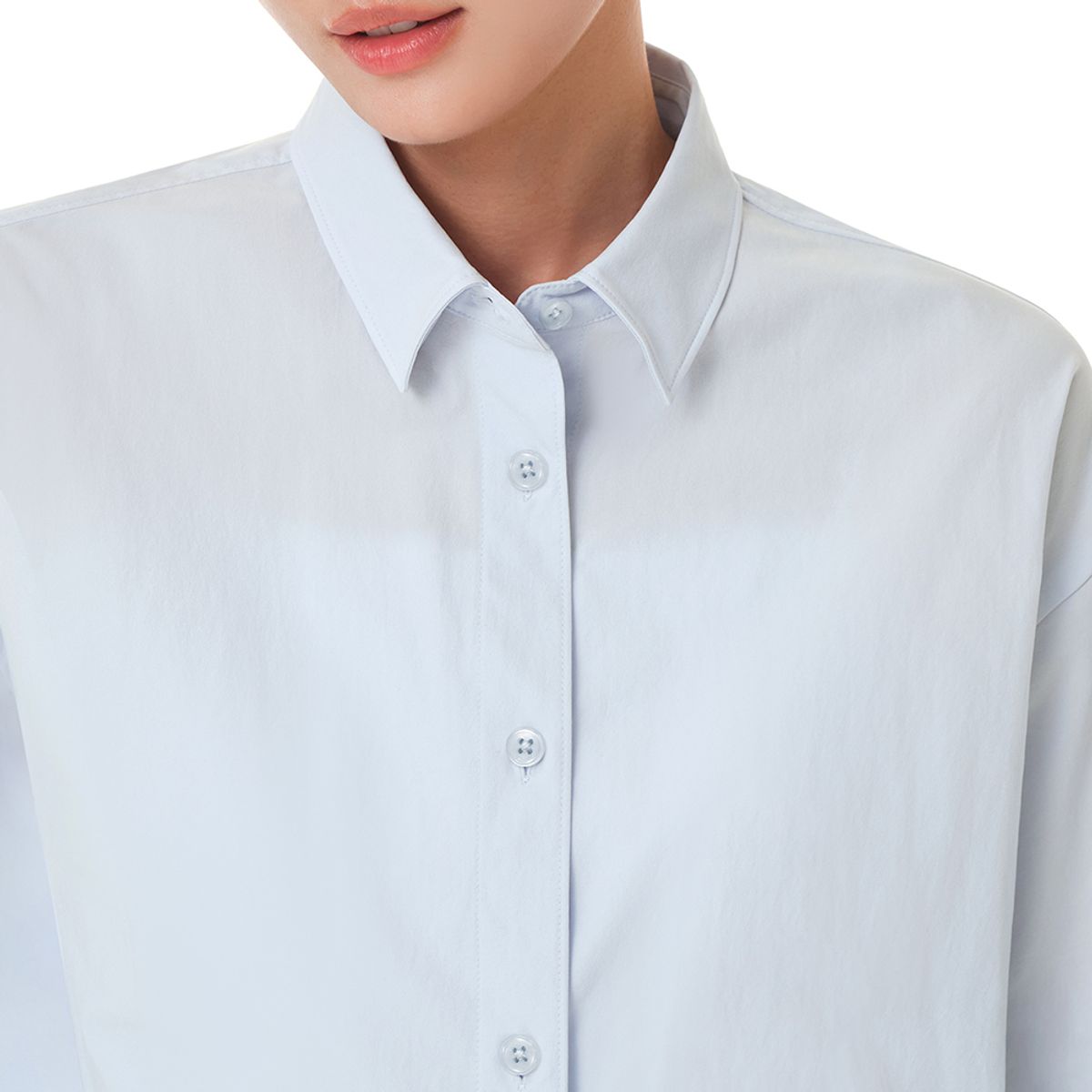 안다르(ANDAR) 컴포트 프레시 크롭 셔츠