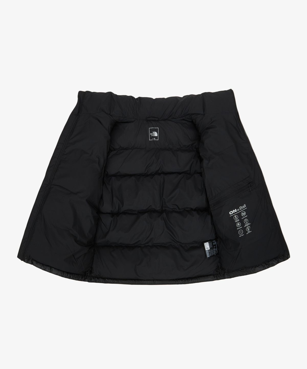 노스페이스(THE NORTH FACE) NJ3NS83B 여성 눕시 온볼 패딩 자켓 REAL BLACK