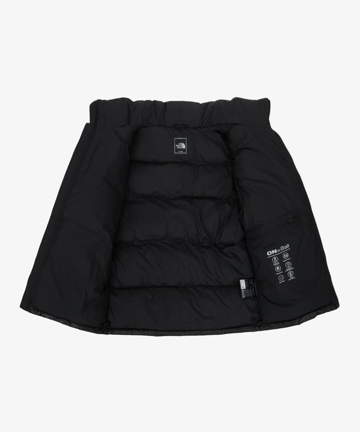 노스페이스(THE NORTH FACE) NJ3NS83A 여성 눕시 온볼 패딩 자켓 BLACK