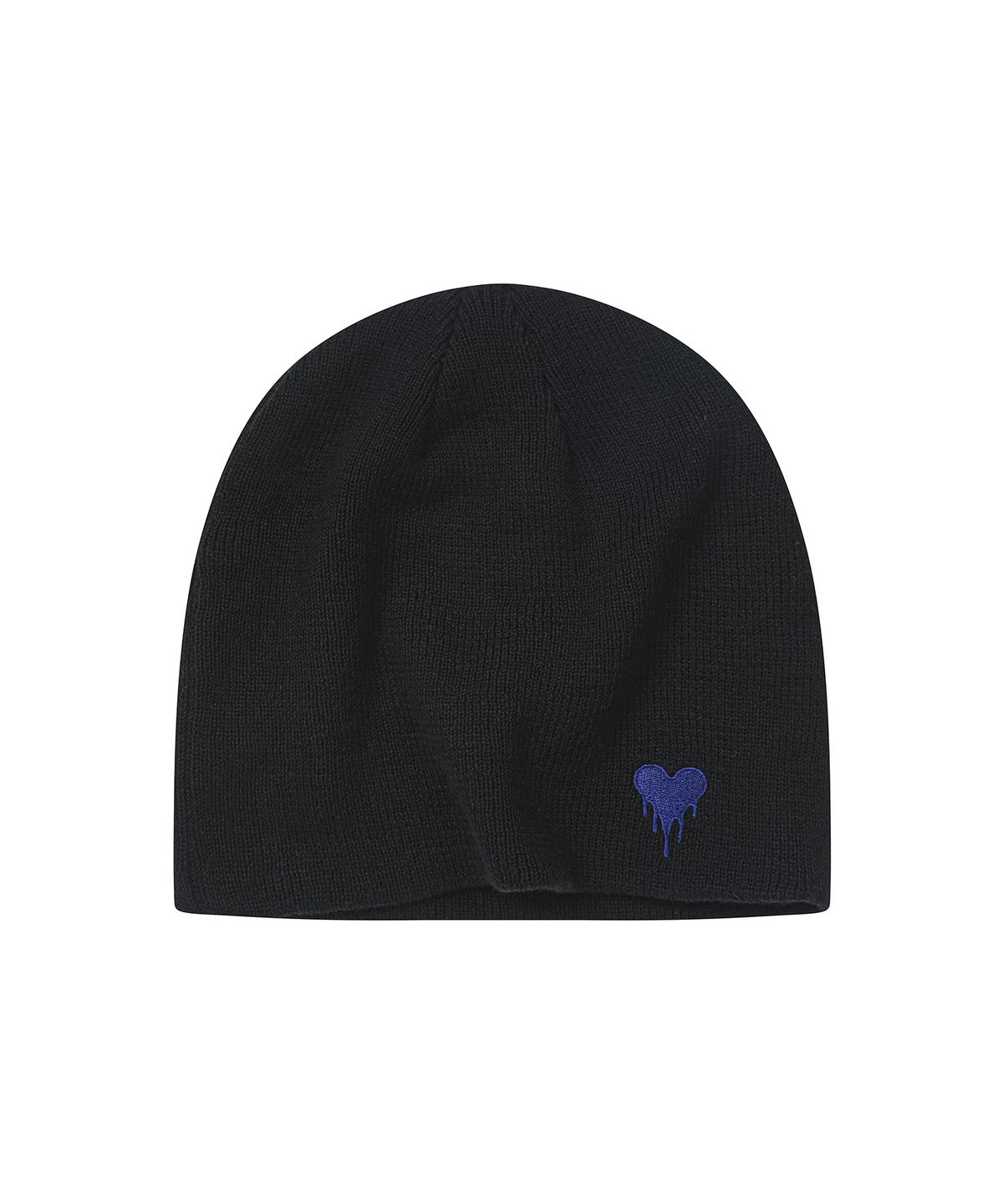 세컨모놀로그(SECONDMONO) Heart Symbol Knit Beanie [BLACK]_SEAC021BLACK