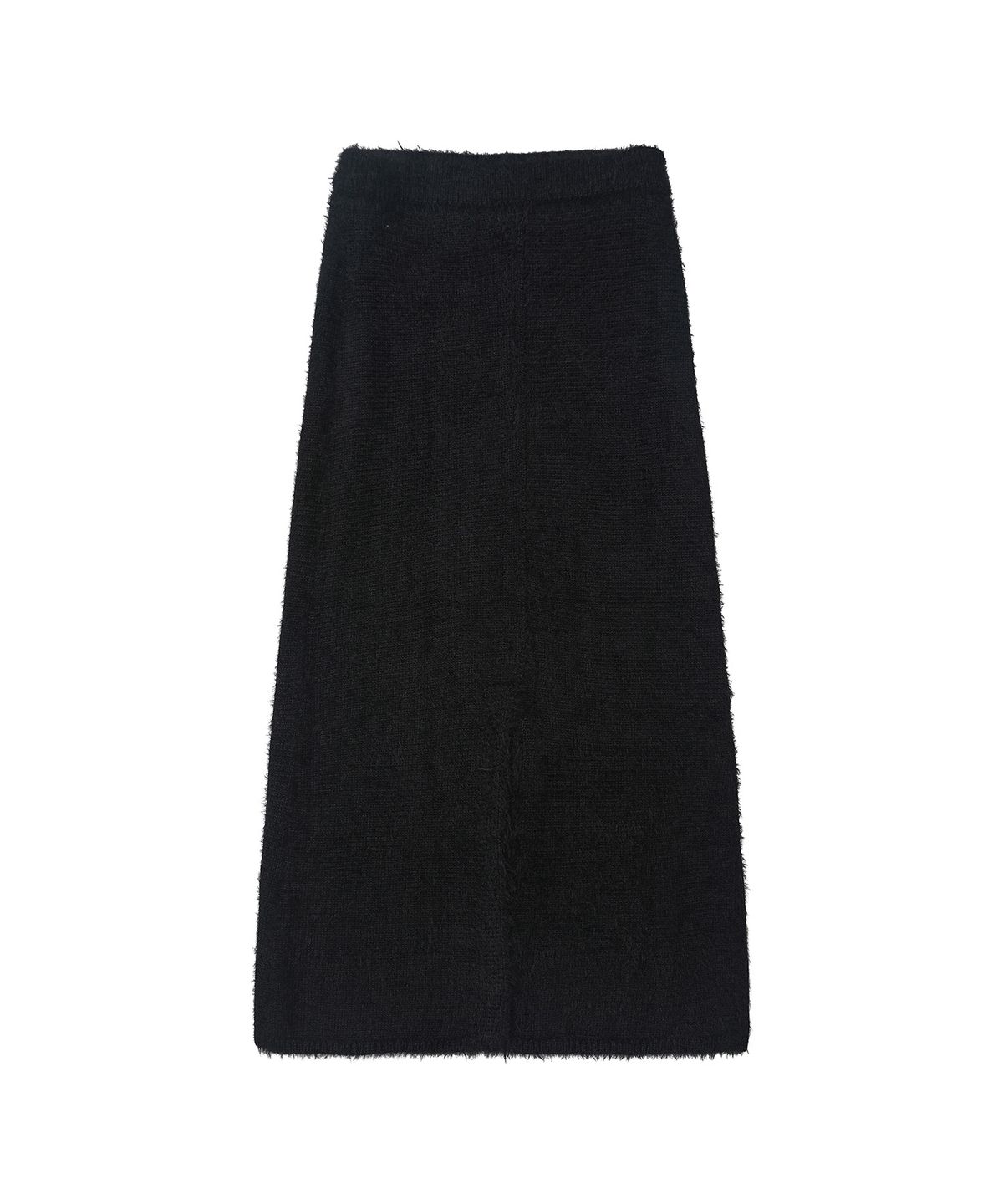 세컨모놀로그(SECONDMONO) Hairy Maxi Skirt [BLACK]_SEWSK008BLACK